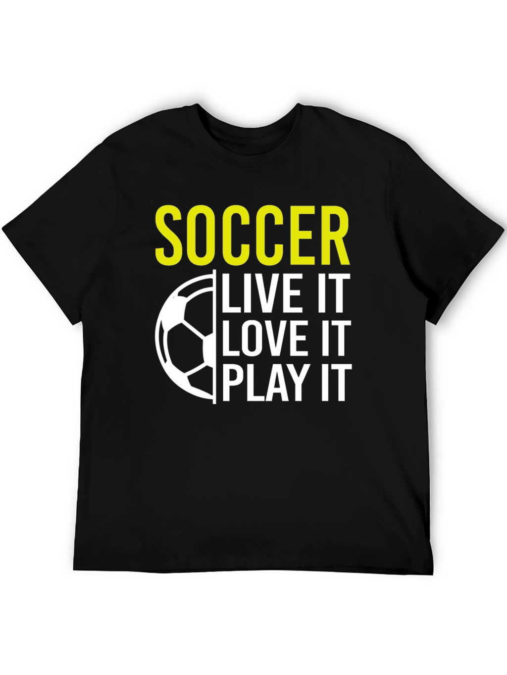 Soccer Live It Love It Play It Graphic T-Shirt