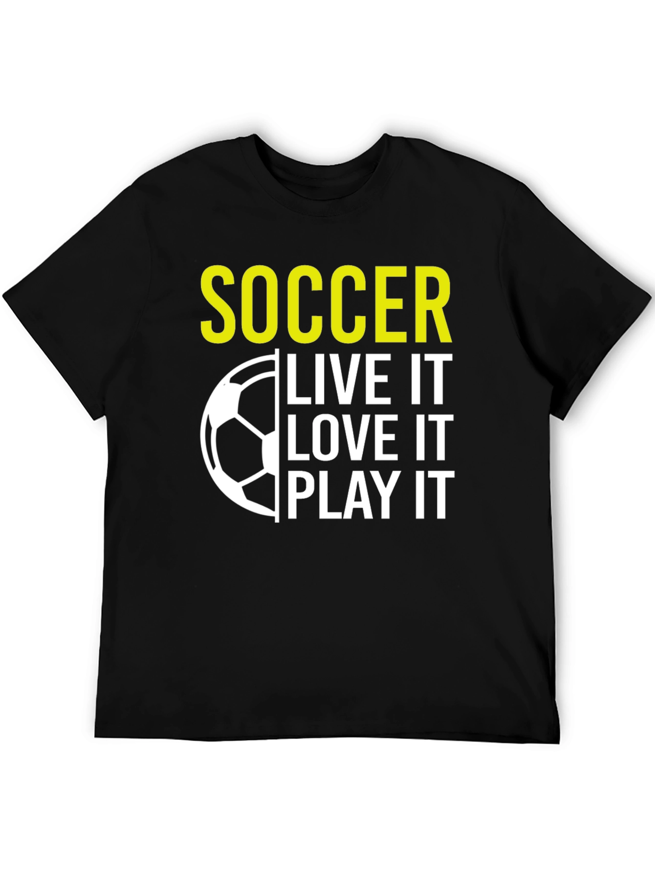 Soccer Live It Love It Play It Graphic T-Shirt