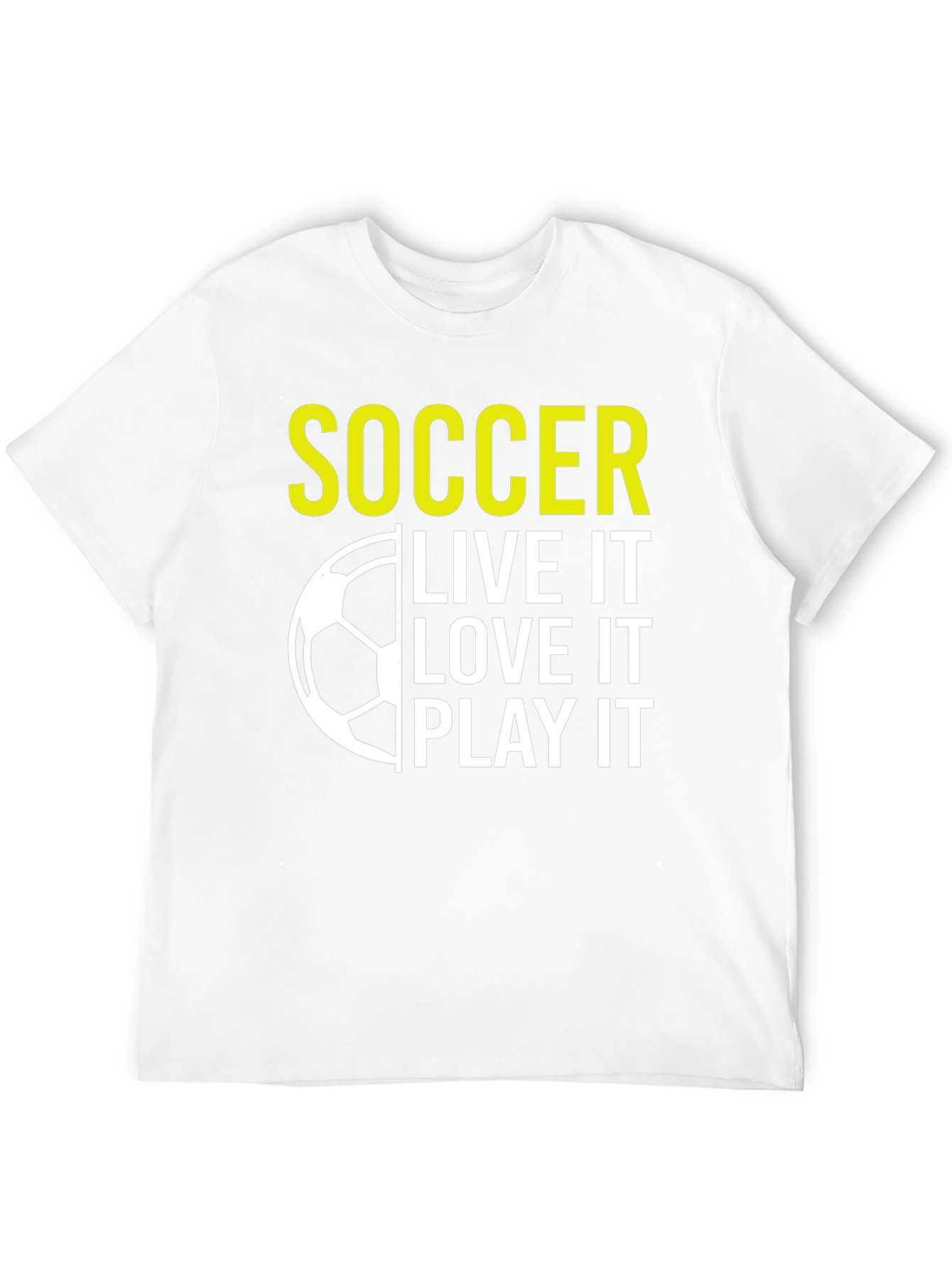 Soccer Live It Love It Play It Graphic T-Shirt