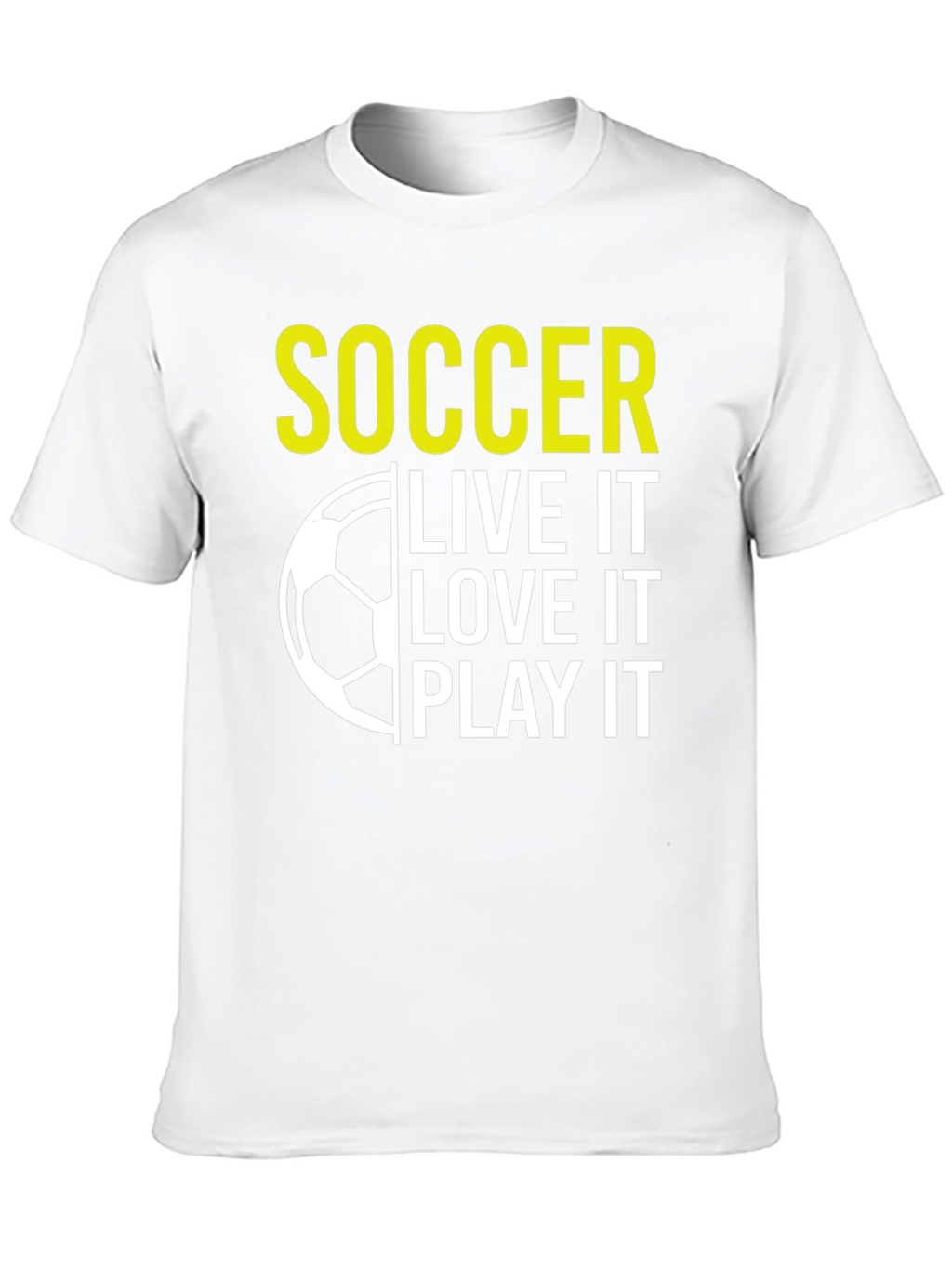 Soccer Live It Love It Play It Graphic T-Shirt