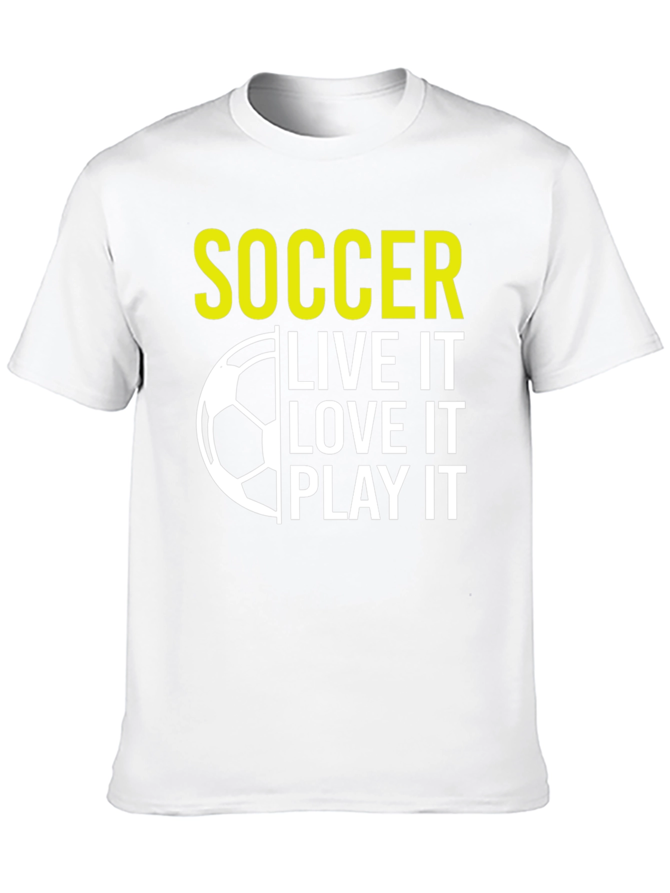 Soccer Live It Love It Play It Graphic T-Shirt