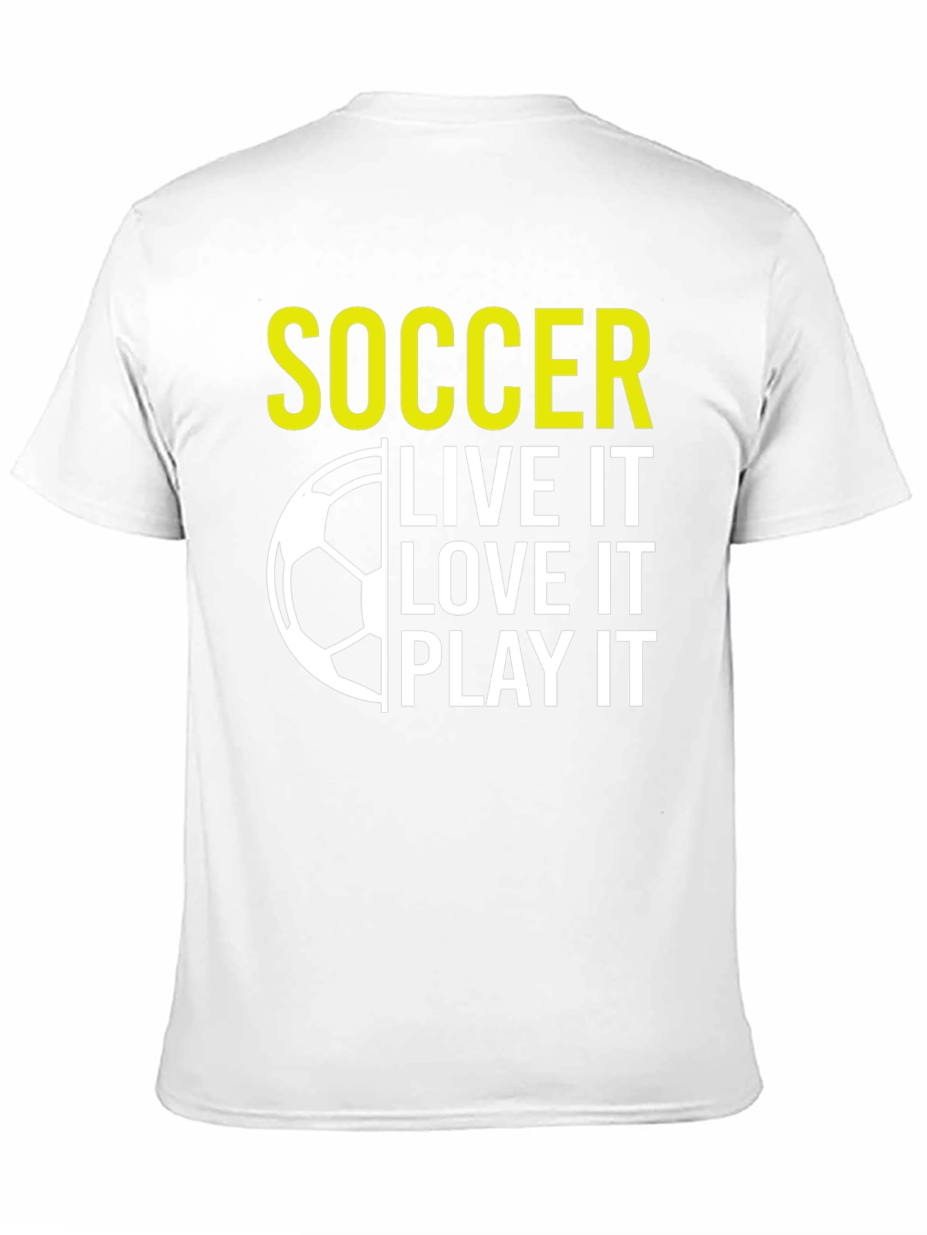 Soccer Live It Love It Play It Graphic T-Shirt