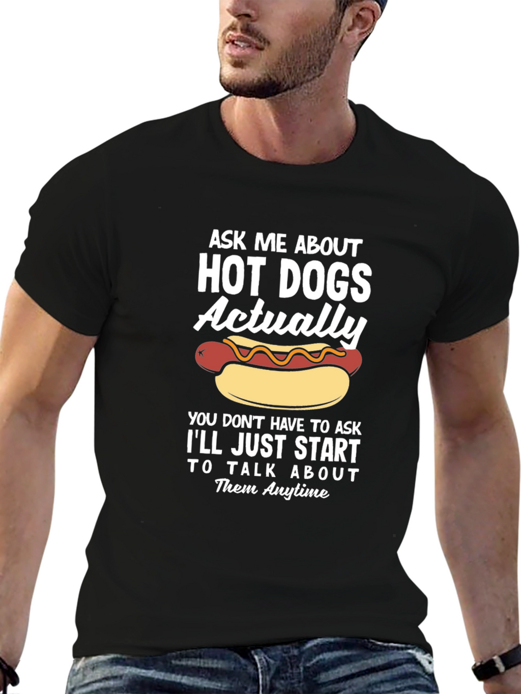 Hot Dog Obsessed T-Shirt - Funny Foodie Apparel