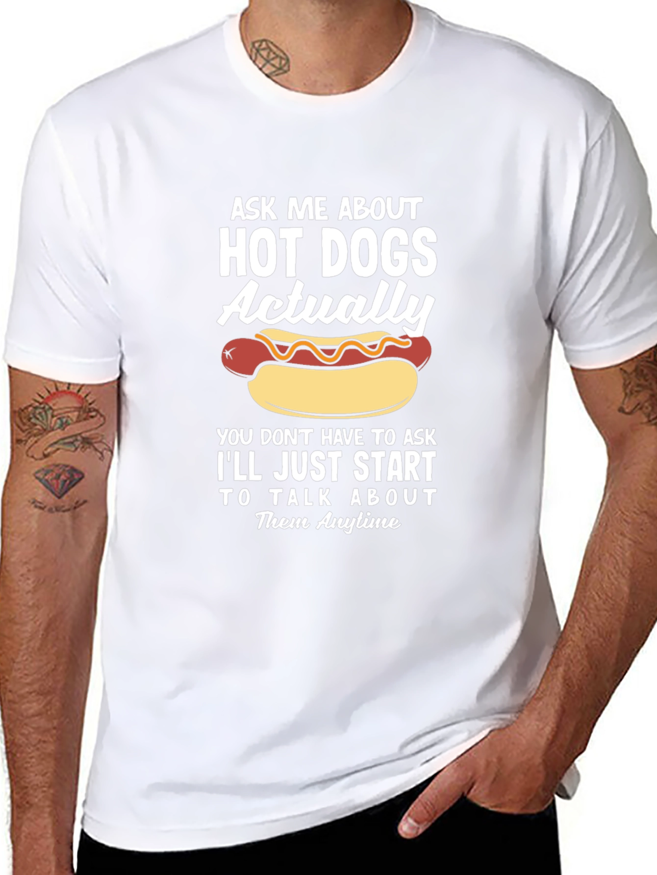Hot Dog Obsessed T-Shirt - Funny Foodie Apparel