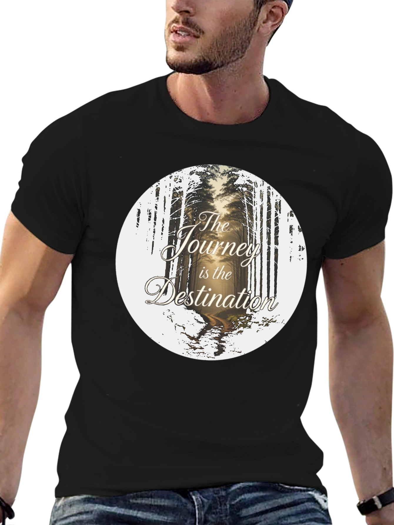 Journey Destination Graphic Tee - Forest Design