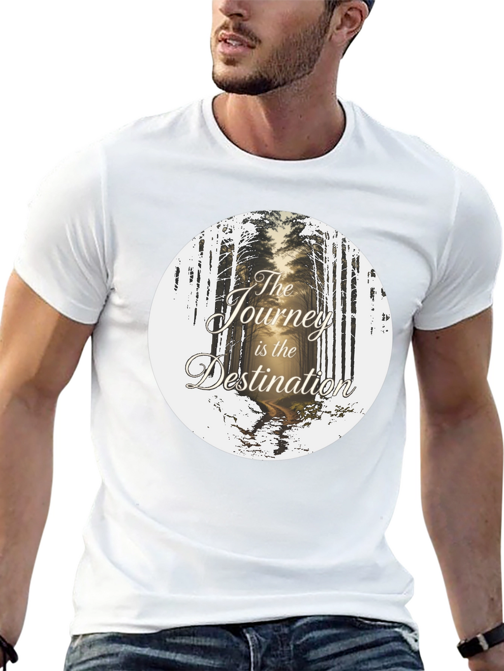 Journey Destination Graphic Tee - Forest Design