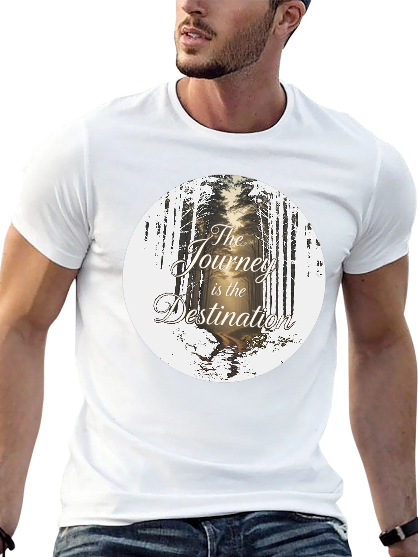 Journey Destination Graphic Tee - Forest Design