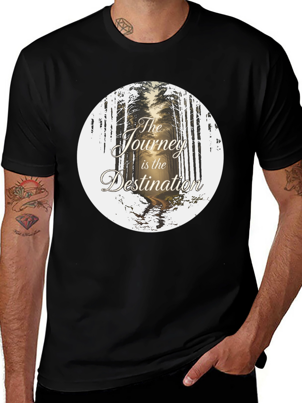 Journey Destination Graphic Tee - Forest Design
