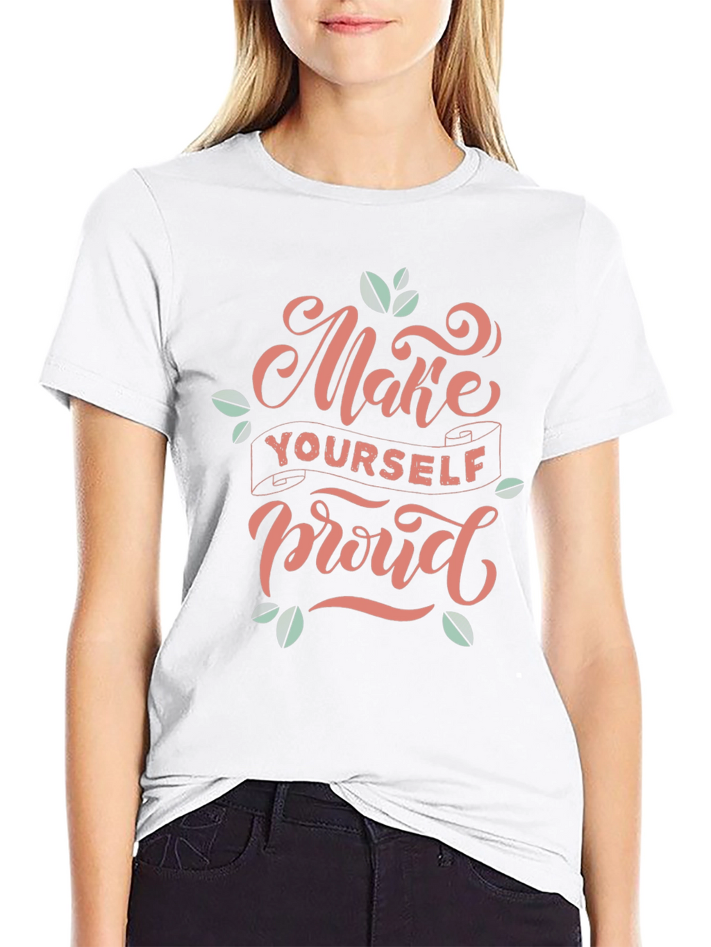 Make Yourself Proud Black Graphic Tee