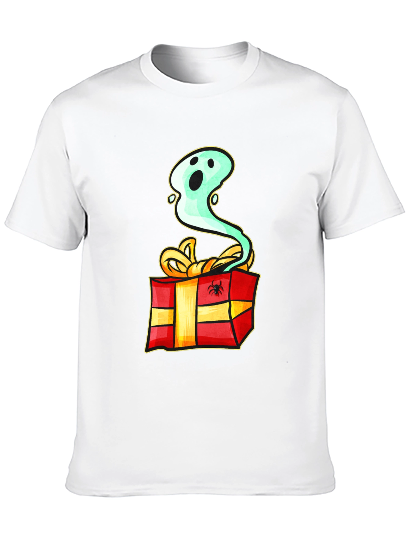 Ghost in a Box Graphic Tee - Halloween Gift