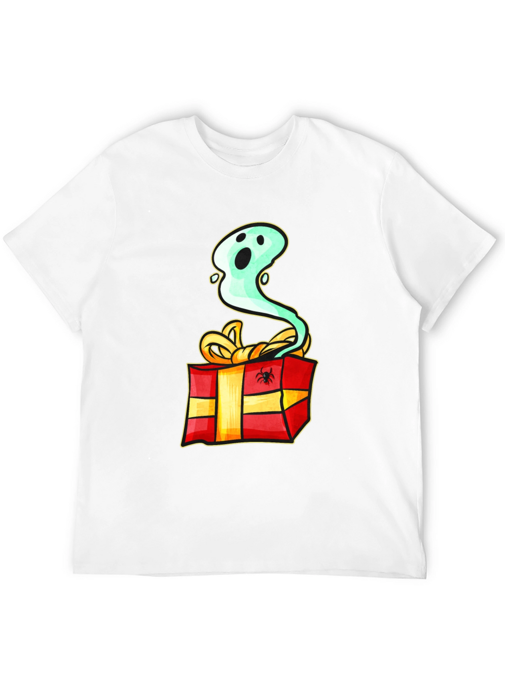 Ghost in a Box Graphic Tee - Halloween Gift