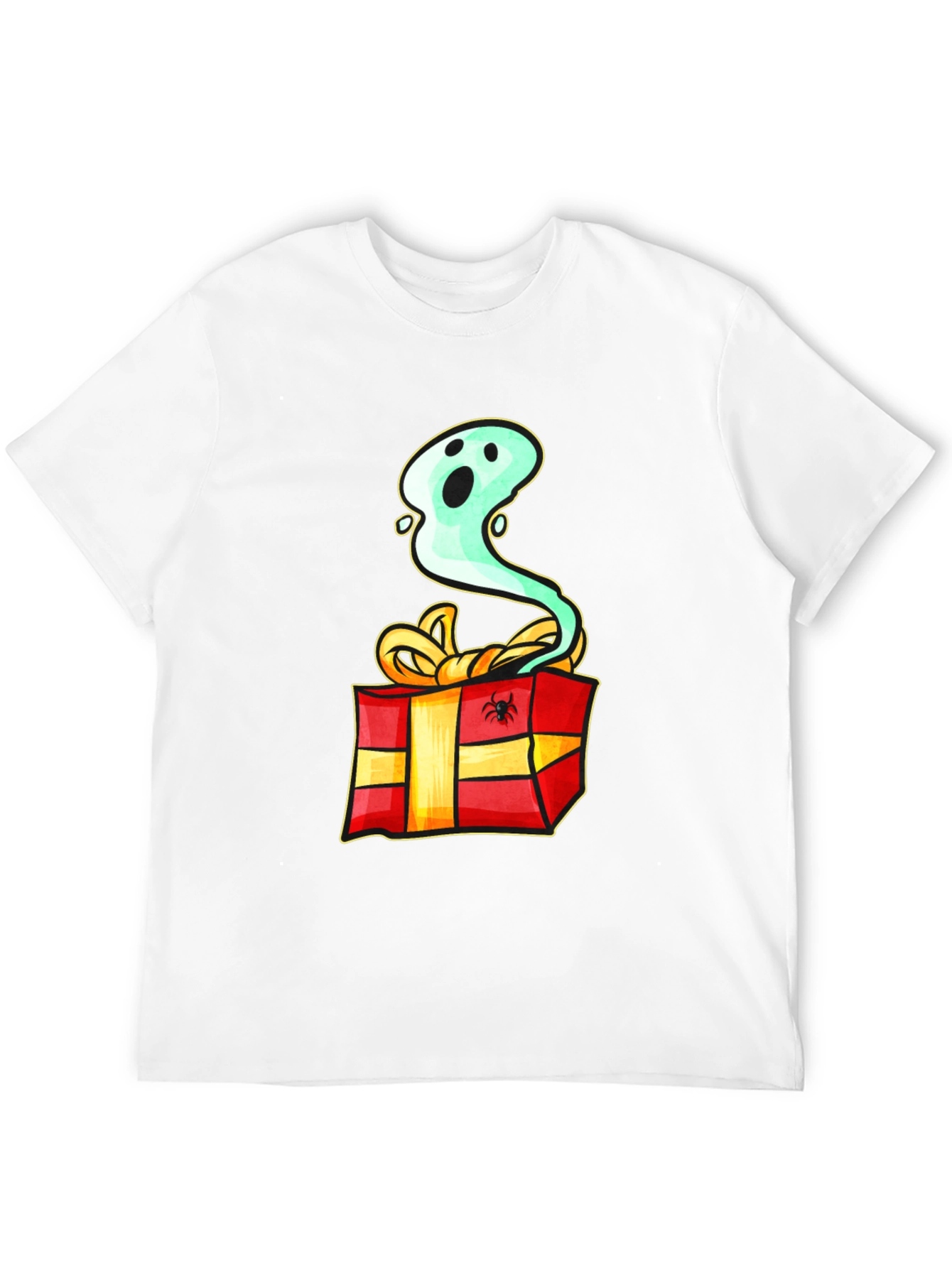 Ghost in a Box Graphic Tee - Halloween Gift