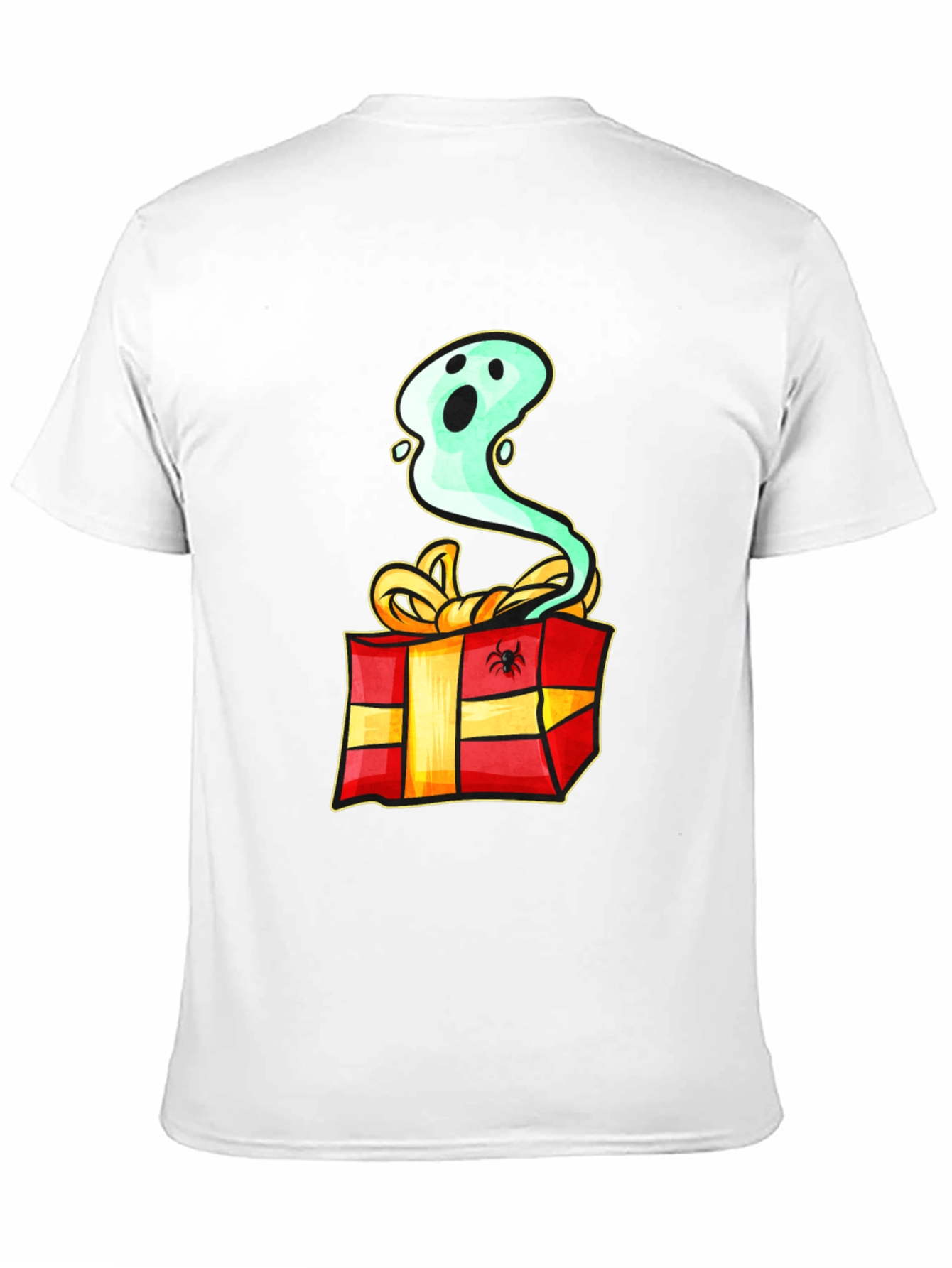 Ghost in a Box Graphic Tee - Halloween Gift