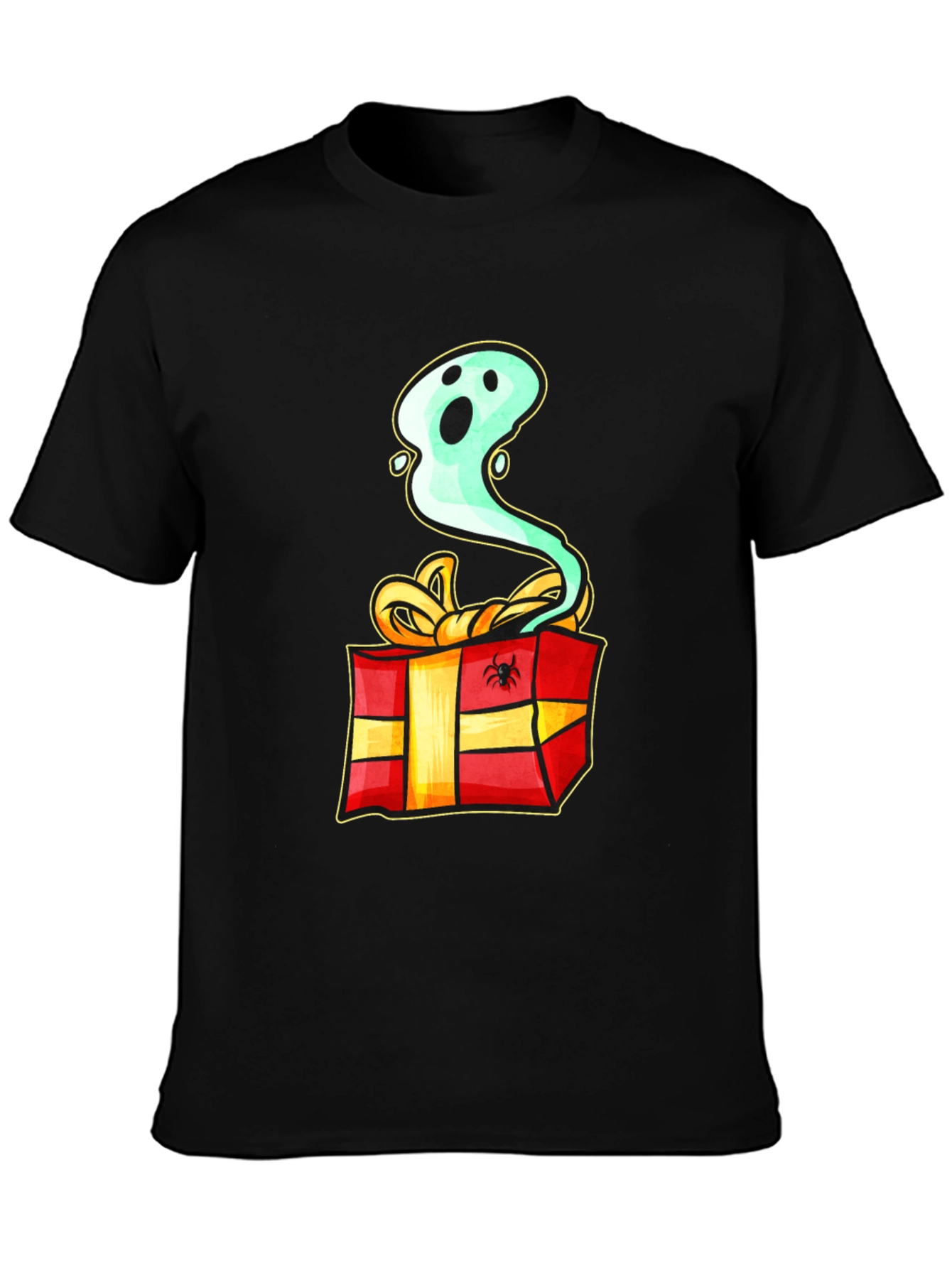 Ghost in a Box Graphic Tee - Halloween Gift