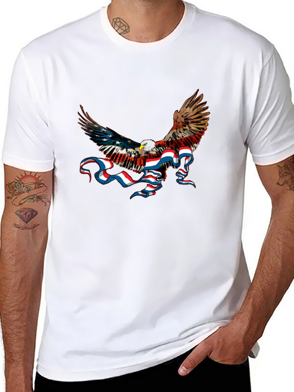 Patriotic Eagle T-Shirt - American Pride