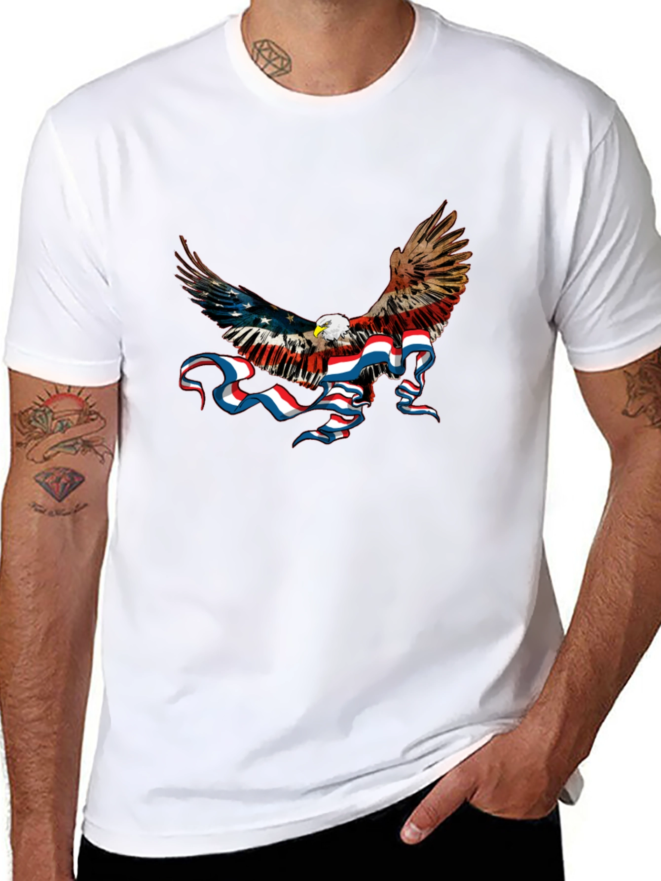 Patriotic Eagle T-Shirt - American Pride