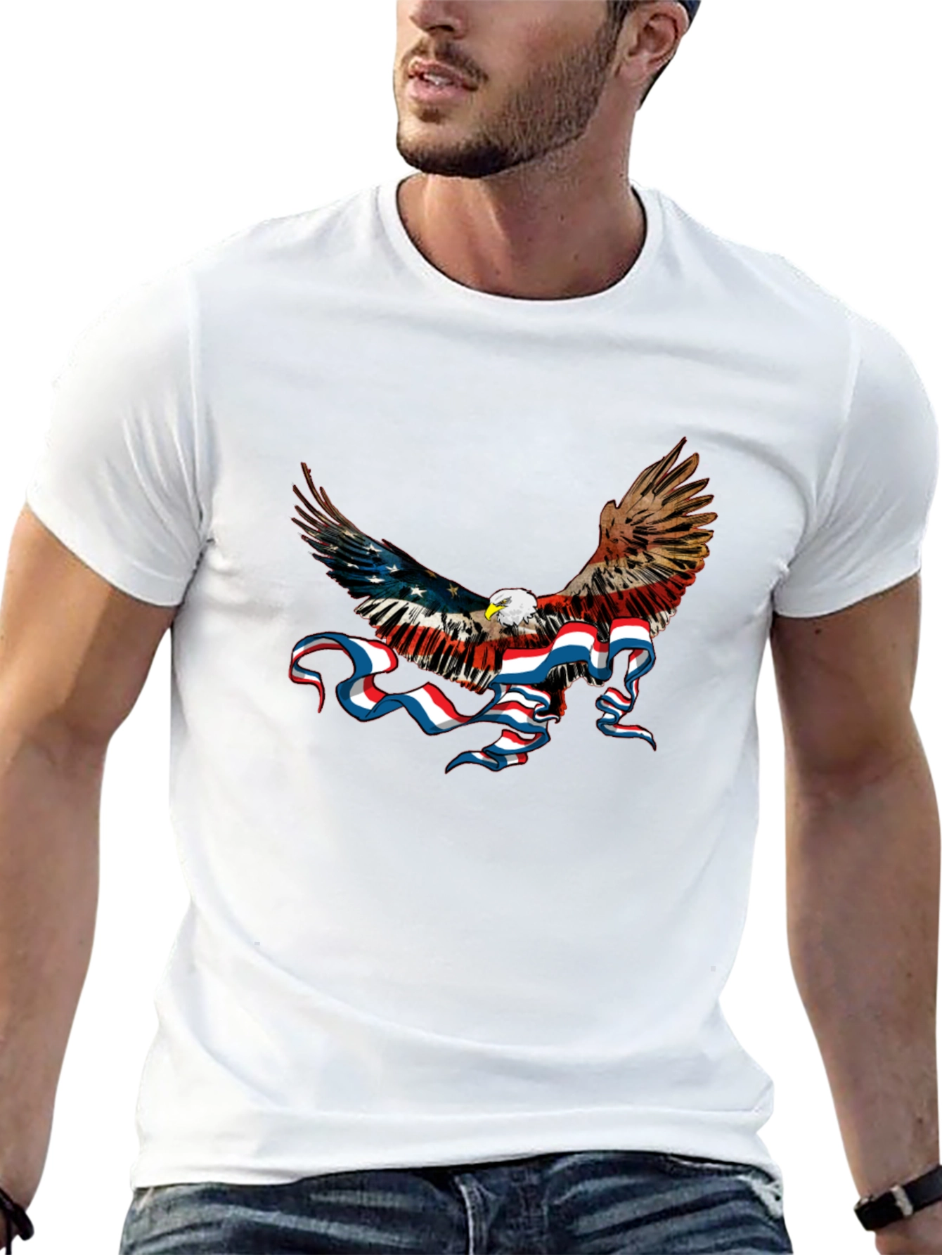 Patriotic Eagle T-Shirt - American Pride