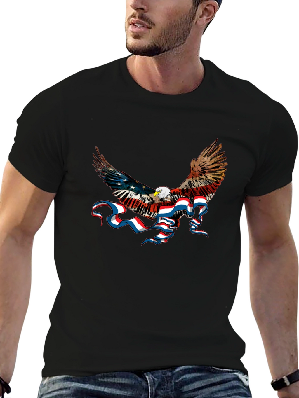 Patriotic Eagle T-Shirt - American Pride