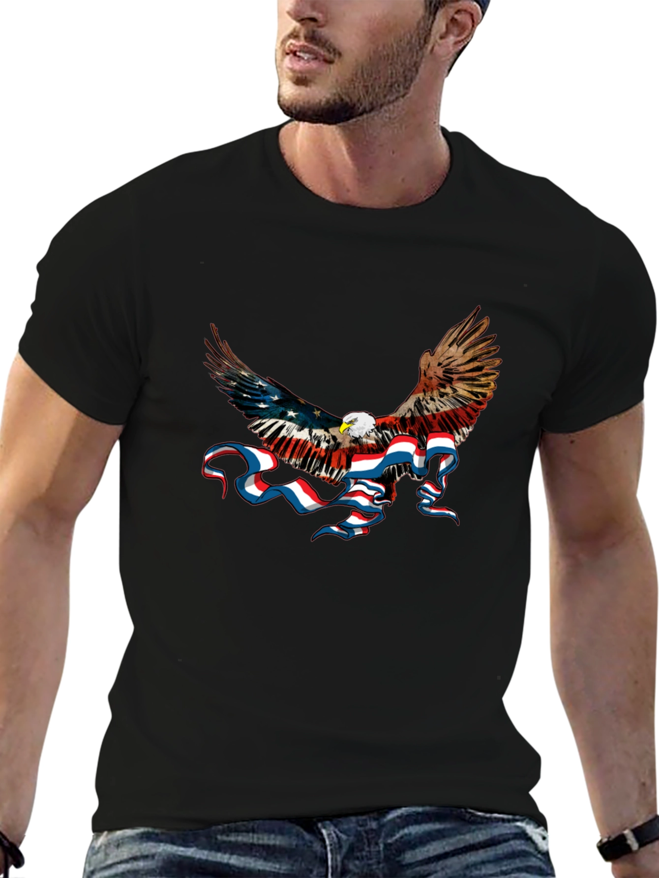 Patriotic Eagle T-Shirt - American Pride