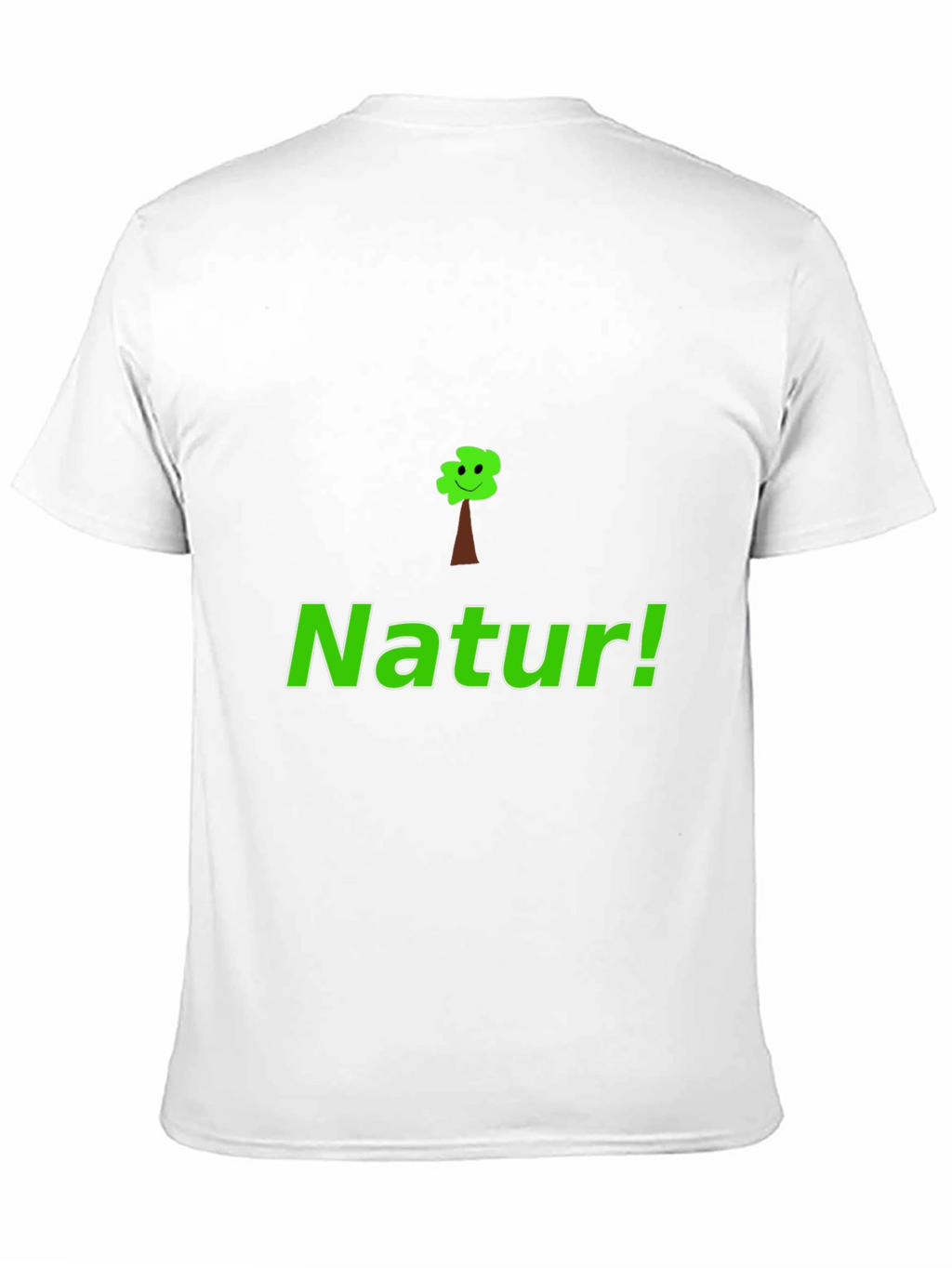 Natur! Black Graphic Tee with Tree Design