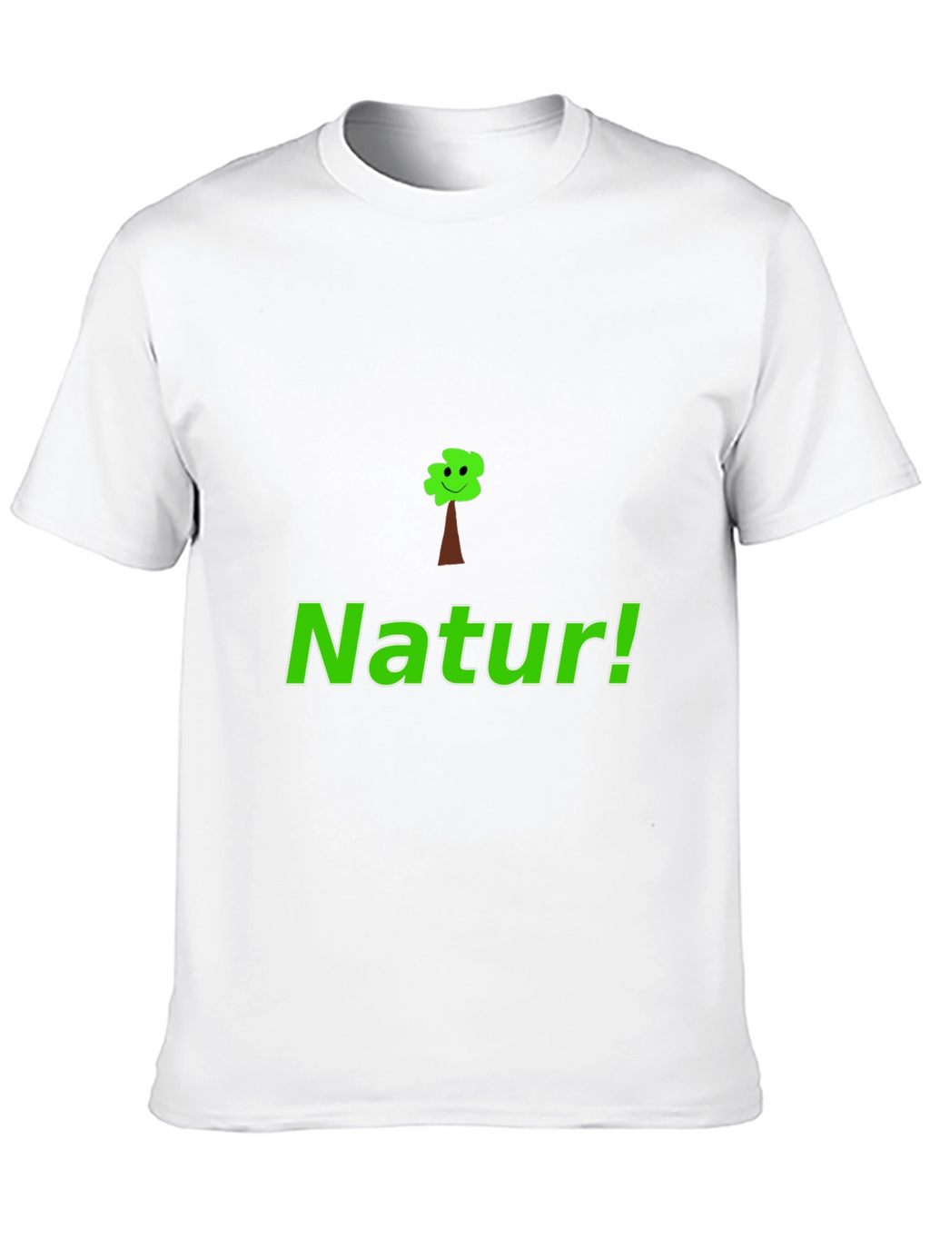 Natur! Black Graphic Tee with Tree Design