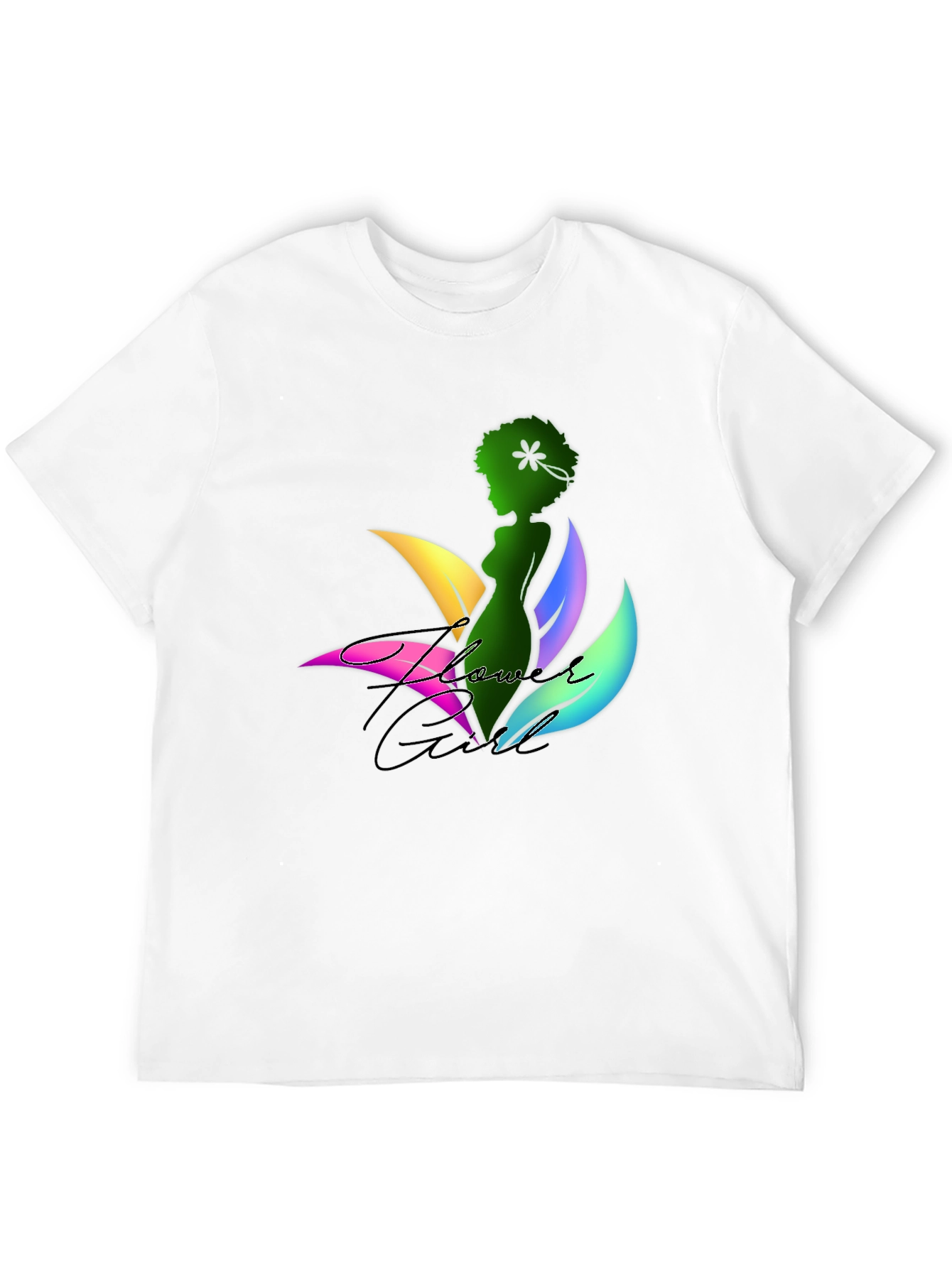 Flower Girl Graphic Print T-Shirt
