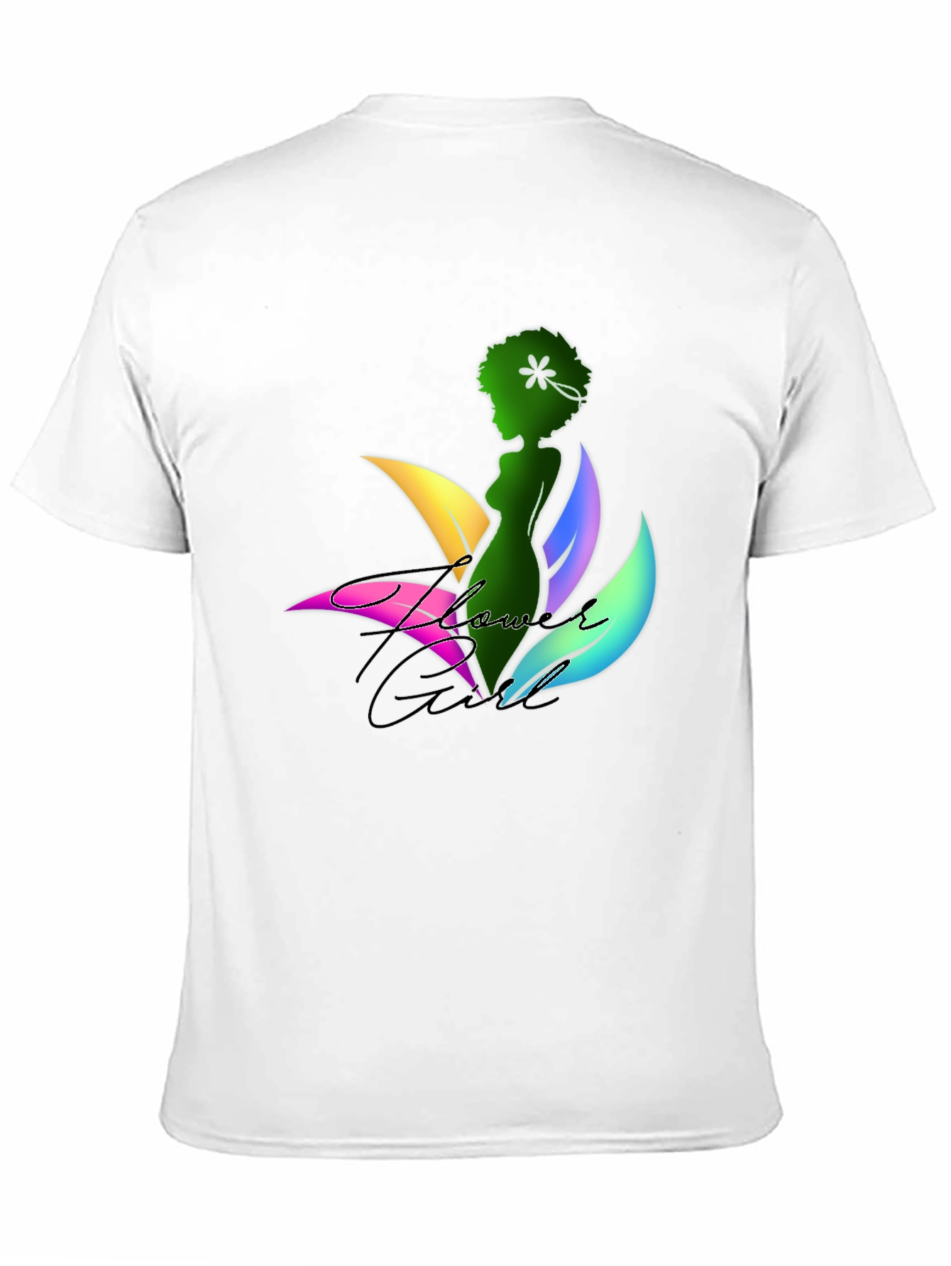 Flower Girl Graphic Print T-Shirt