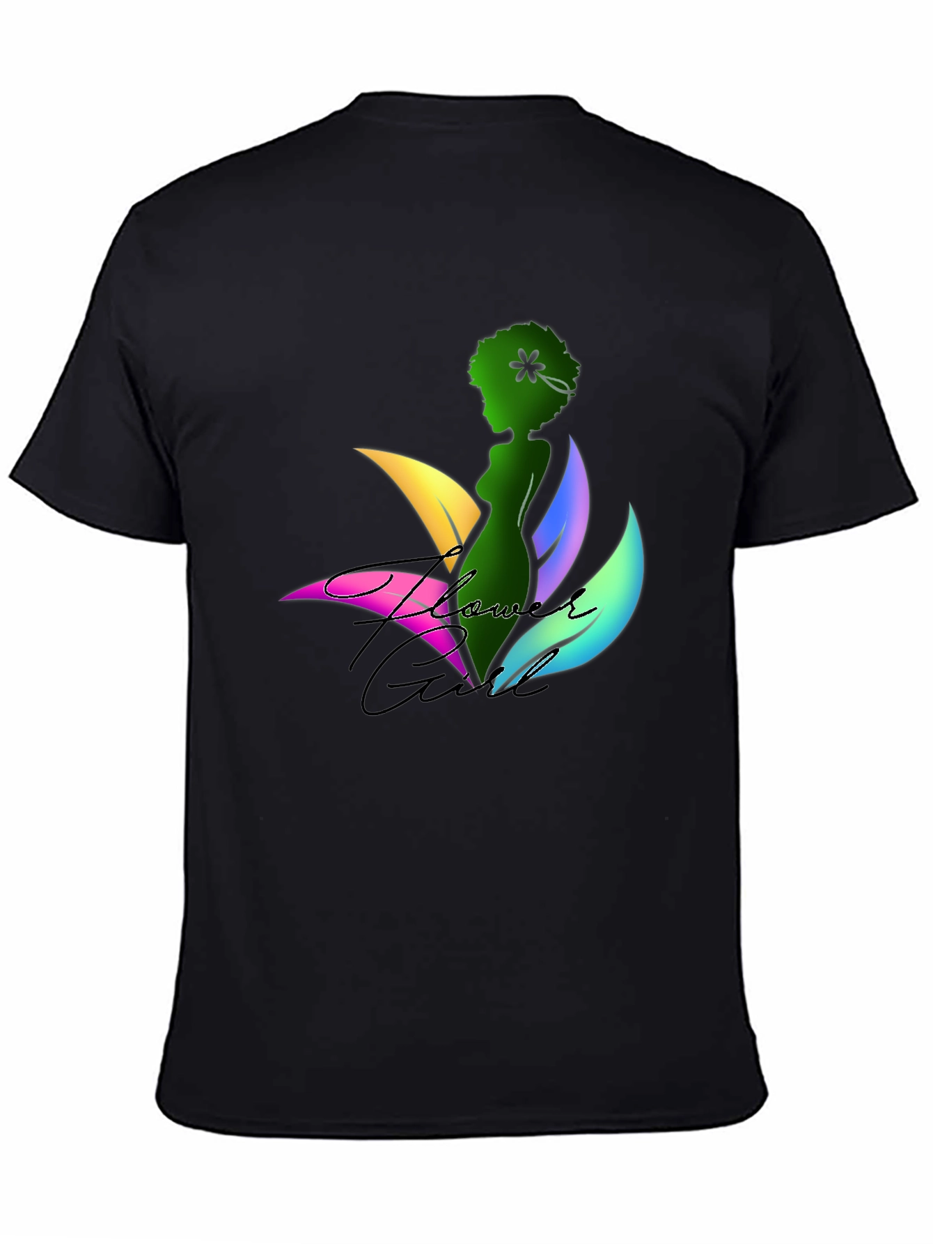 Flower Girl Graphic Print T-Shirt