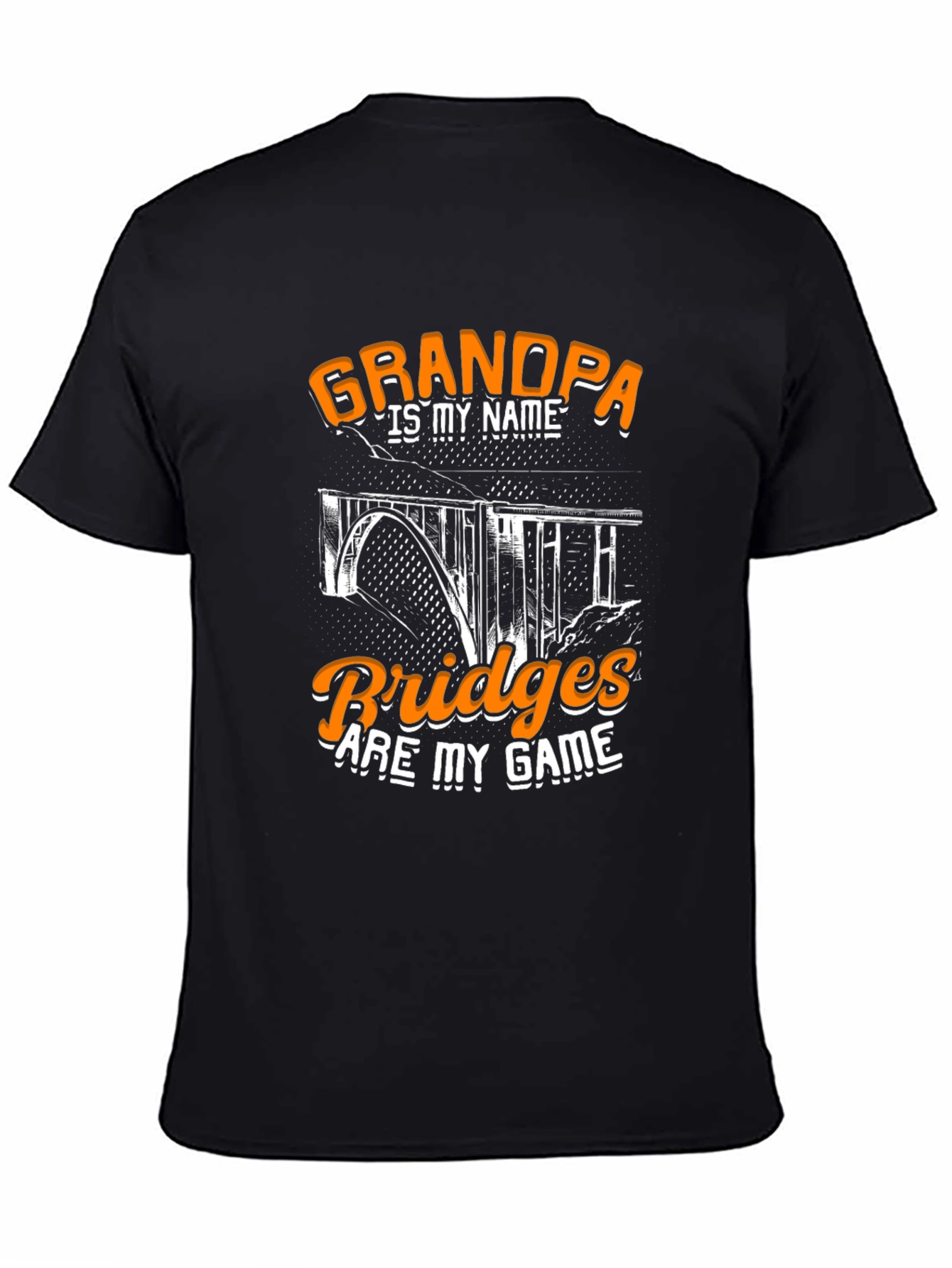 Grandpa Bridges T-Shirt - Cool Gift for Bridge Builders