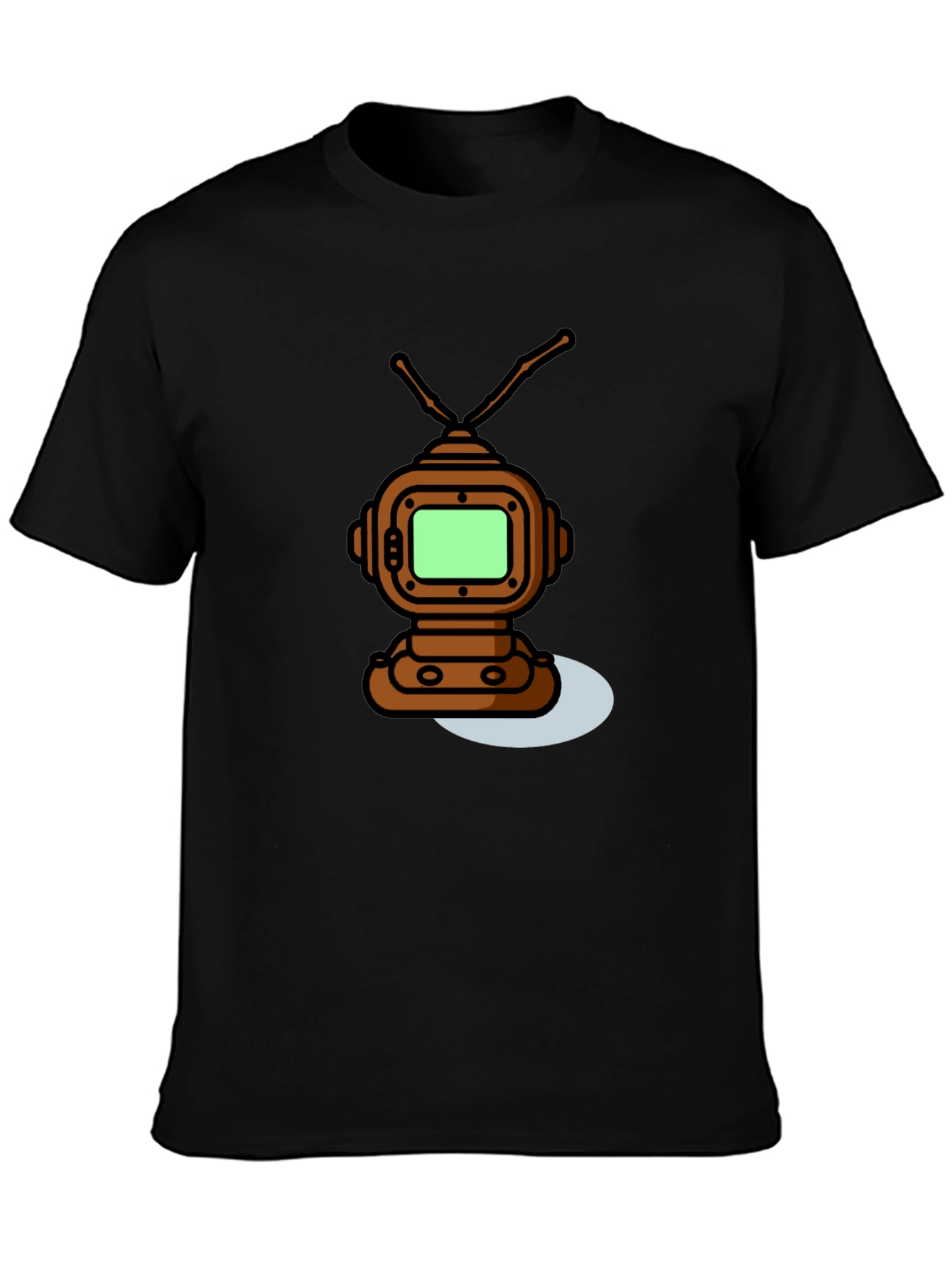 Retro Robot TV T-Shirt - Unique Graphic Tee