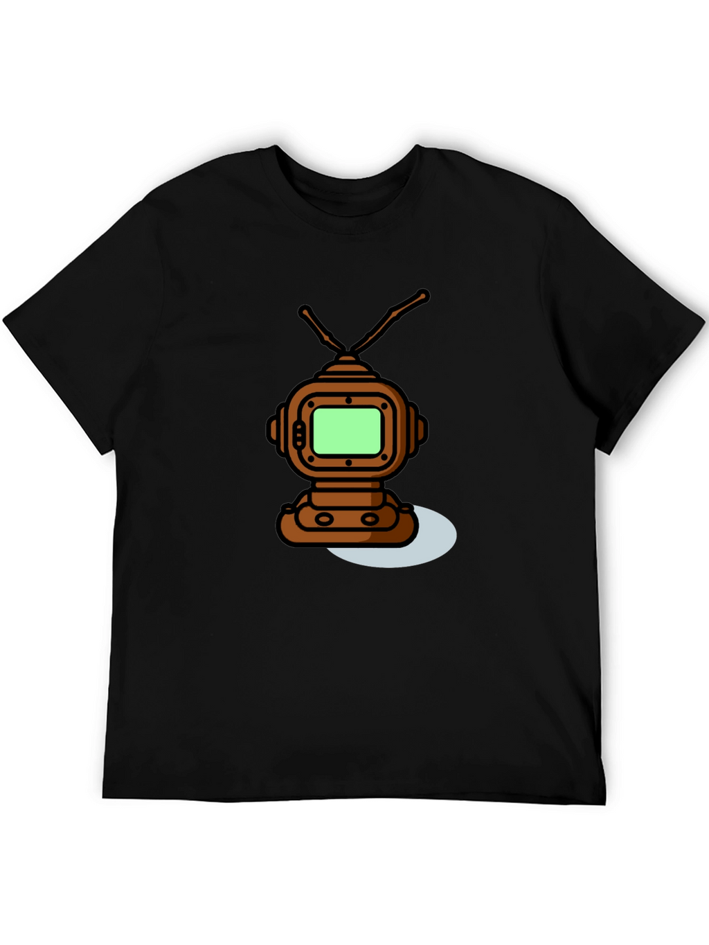 Retro Robot TV T-Shirt - Unique Graphic Tee