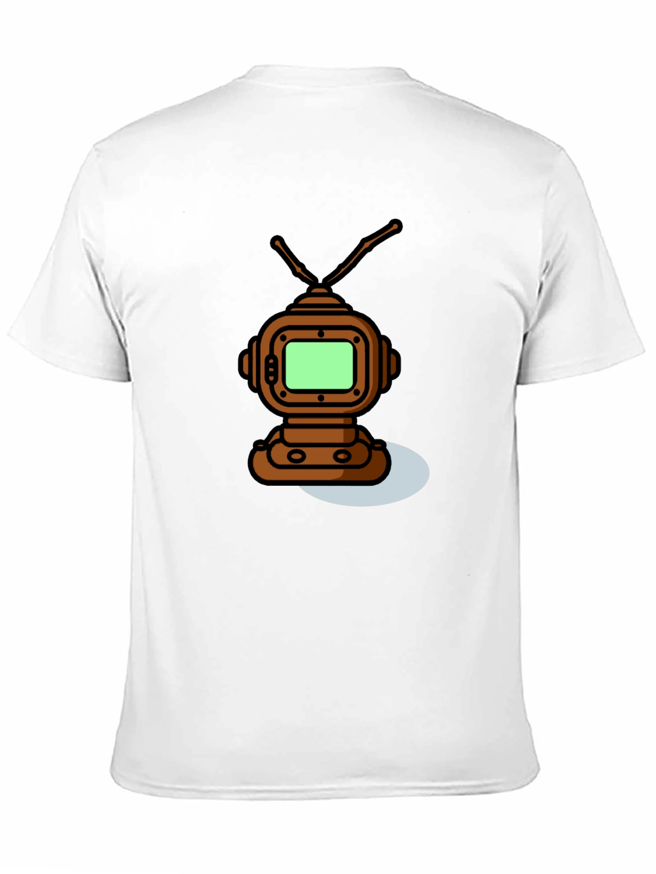 Retro Robot TV T-Shirt - Unique Graphic Tee