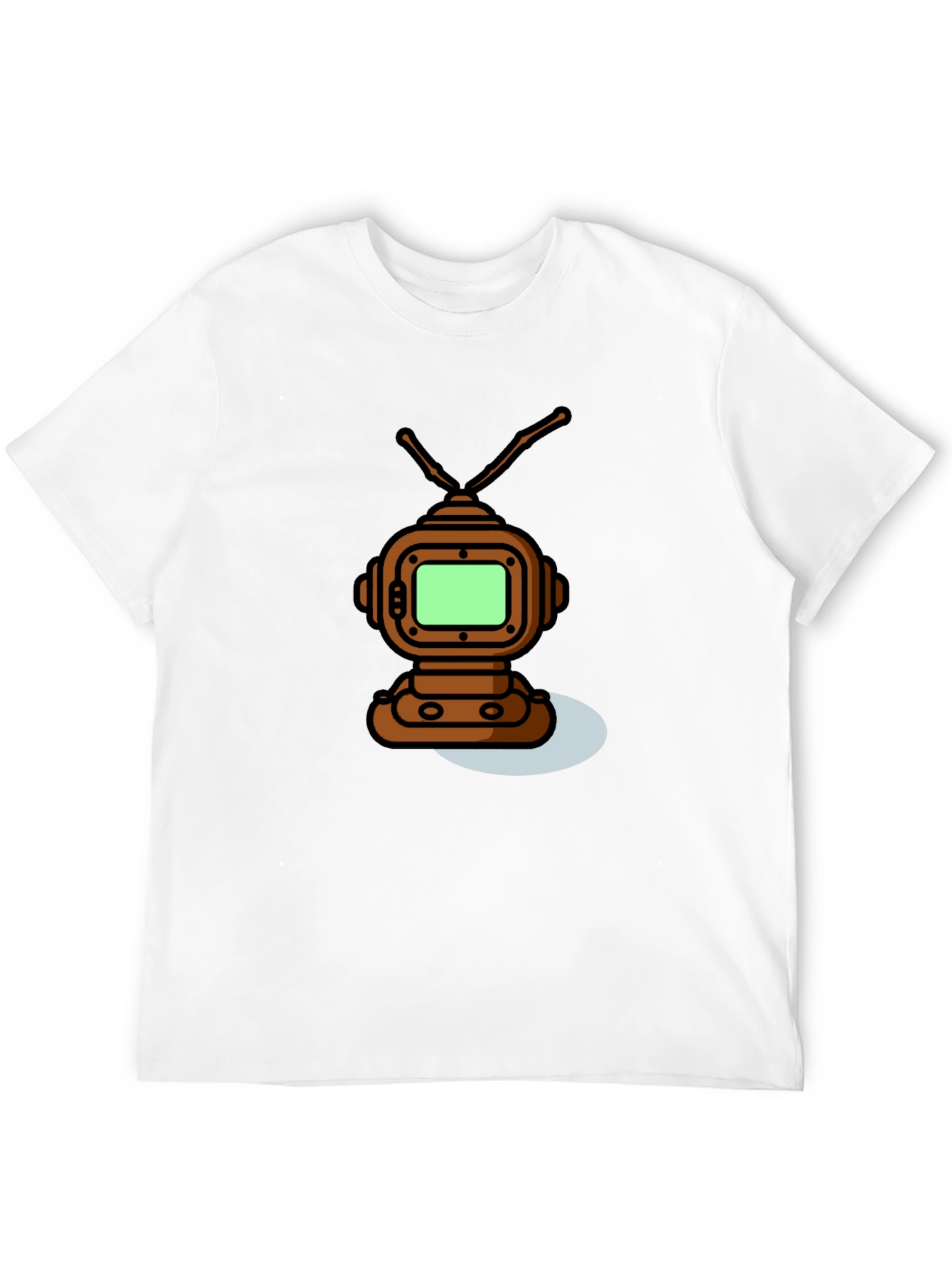 Retro Robot TV T-Shirt - Unique Graphic Tee