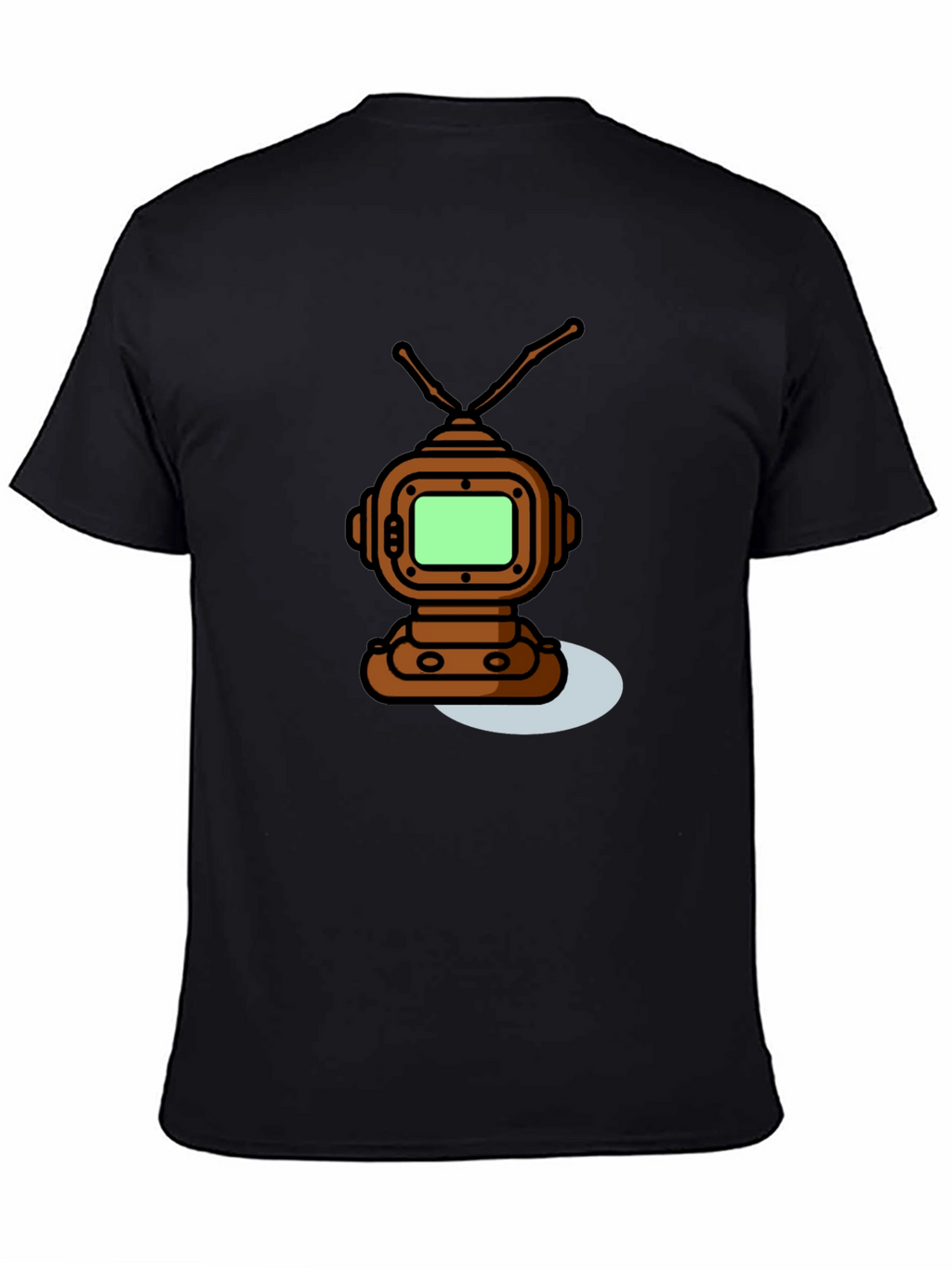 Retro Robot TV T-Shirt - Unique Graphic Tee