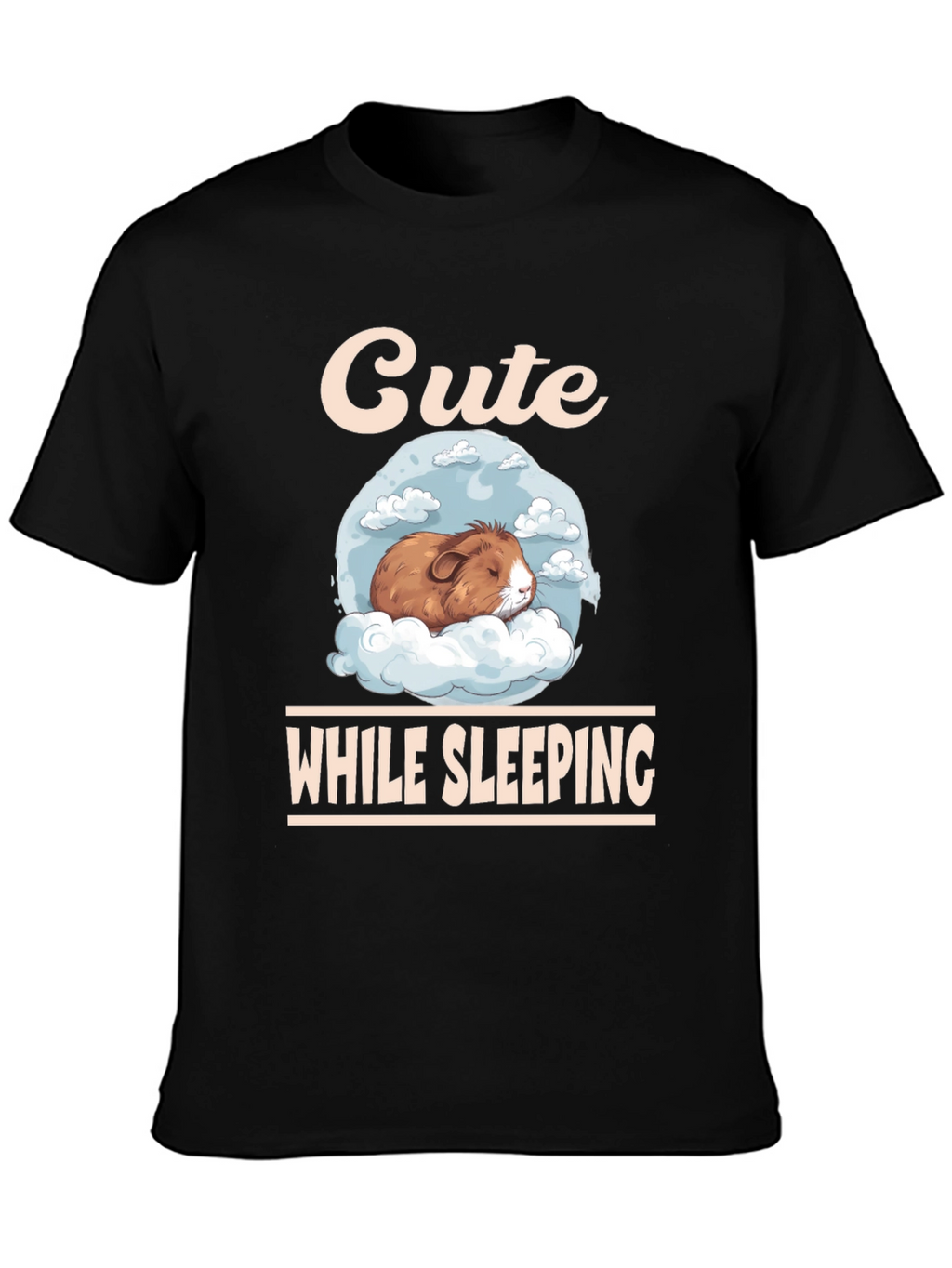 Cute Guinea Pig Sleeping T-Shirt