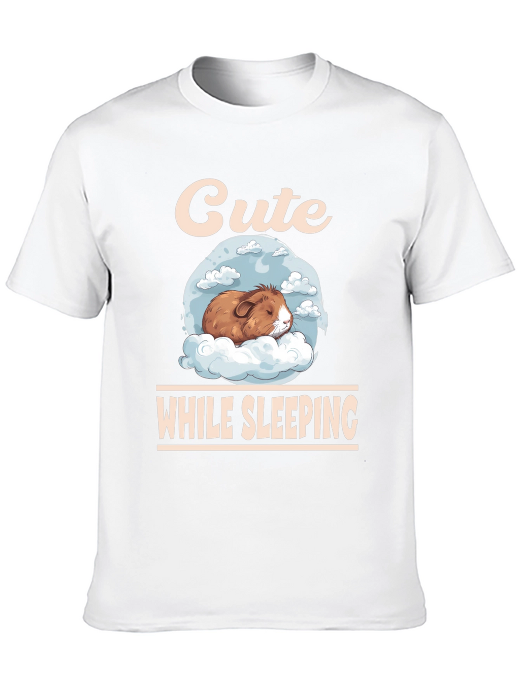 Cute Guinea Pig Sleeping T-Shirt