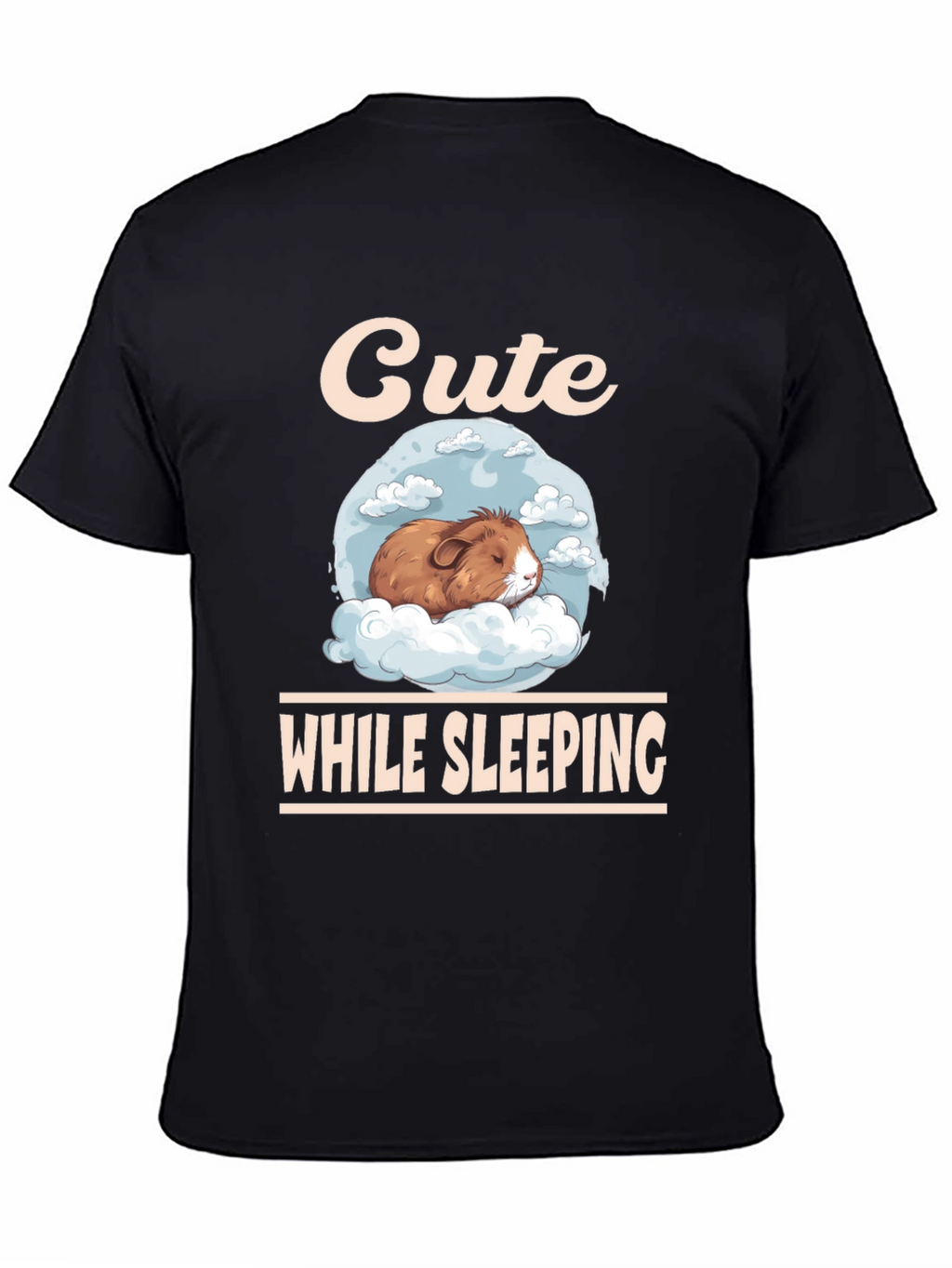 Cute Guinea Pig Sleeping T-Shirt