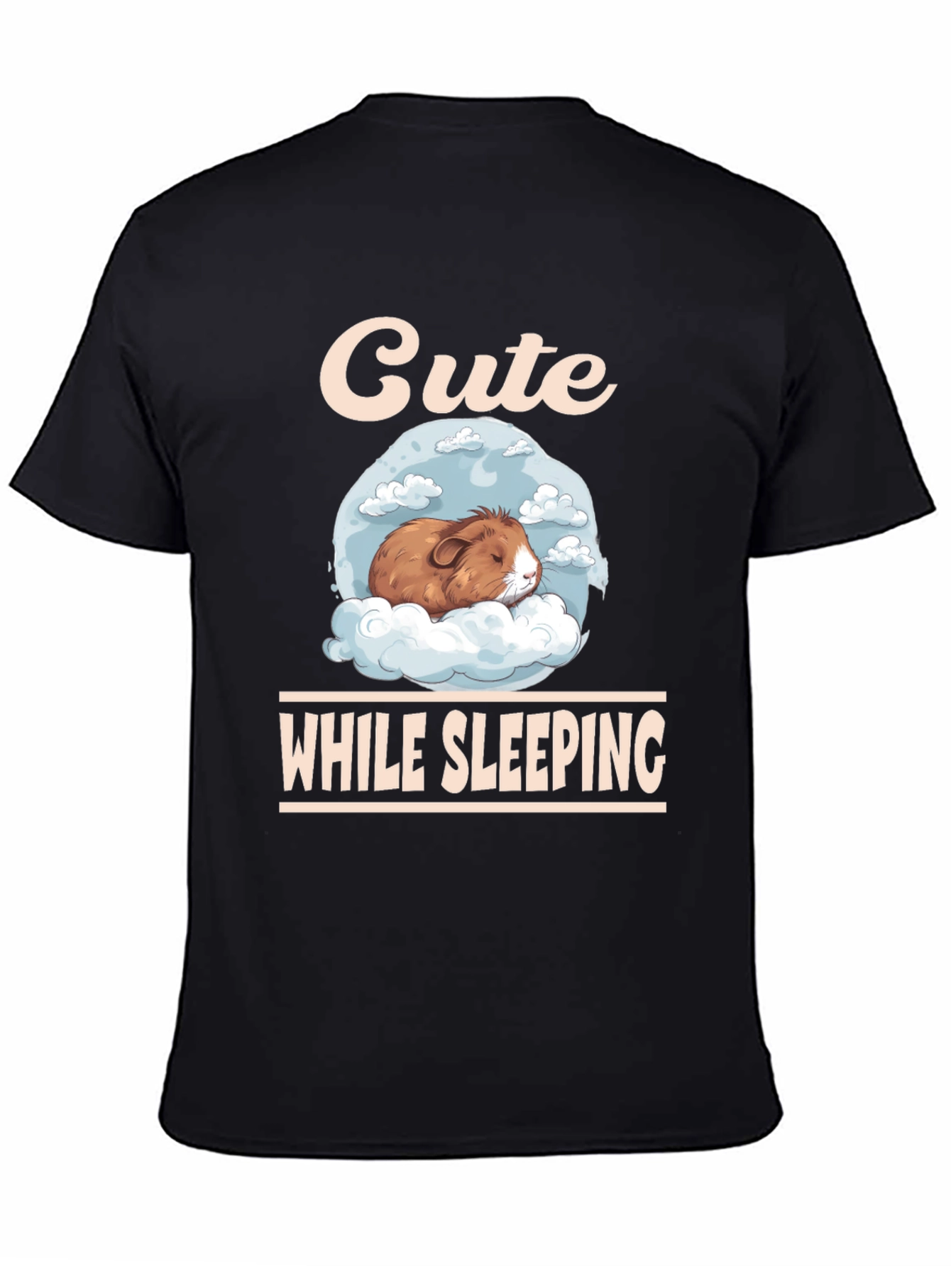 Cute Guinea Pig Sleeping T-Shirt