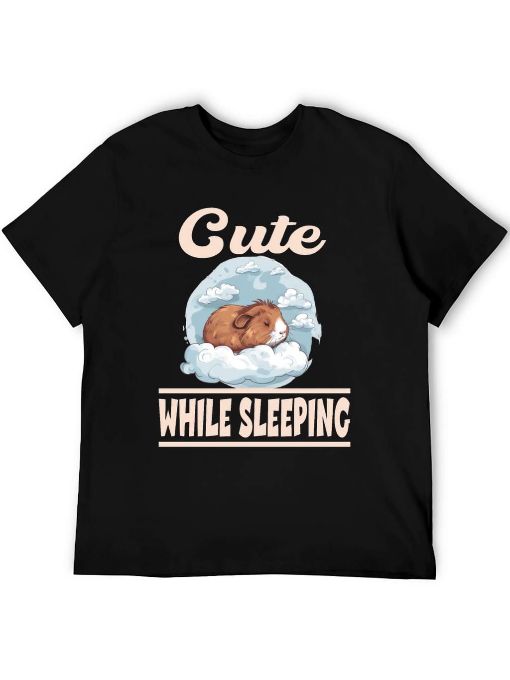 Cute Guinea Pig Sleeping T-Shirt