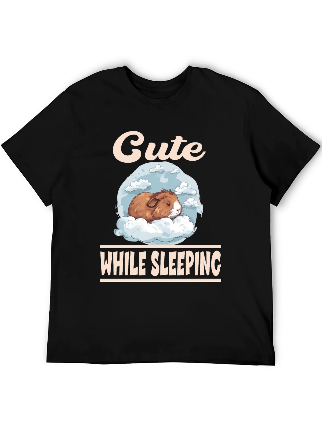 Cute Guinea Pig Sleeping T-Shirt
