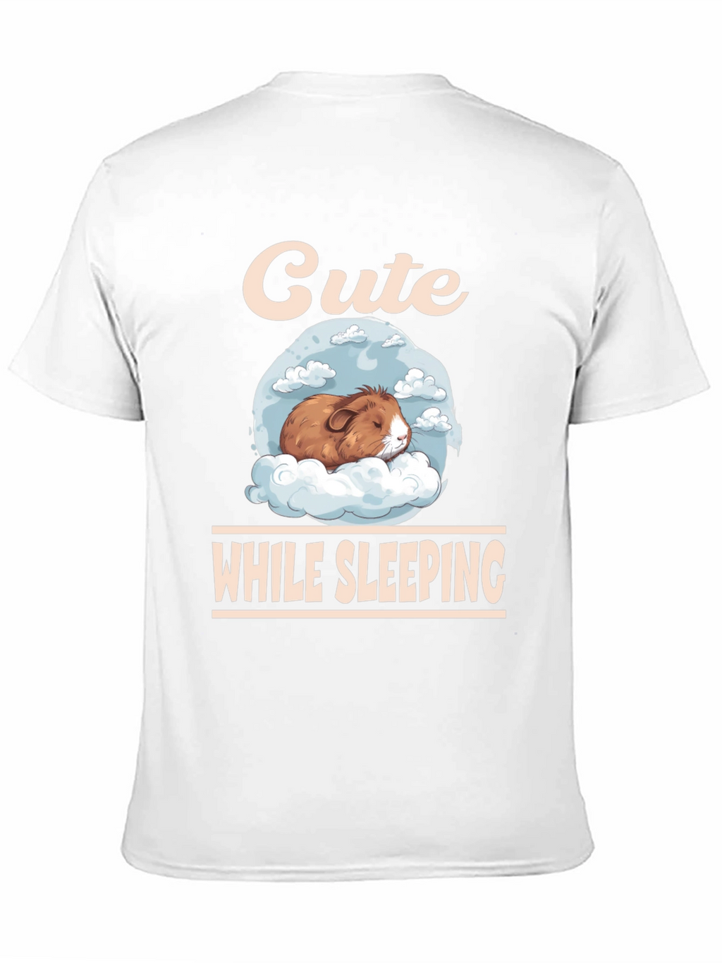 Cute Guinea Pig Sleeping T-Shirt