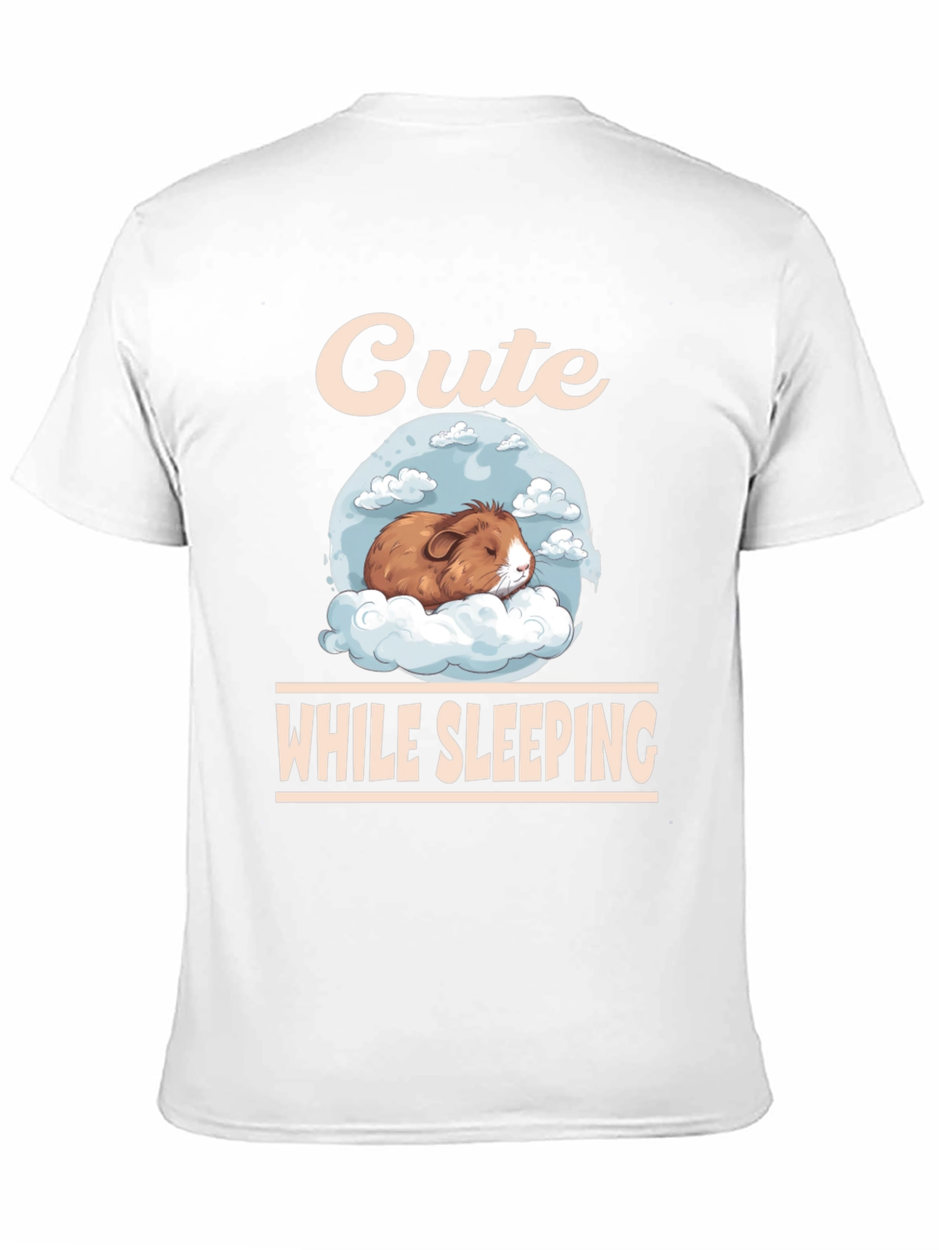 Cute Guinea Pig Sleeping T-Shirt