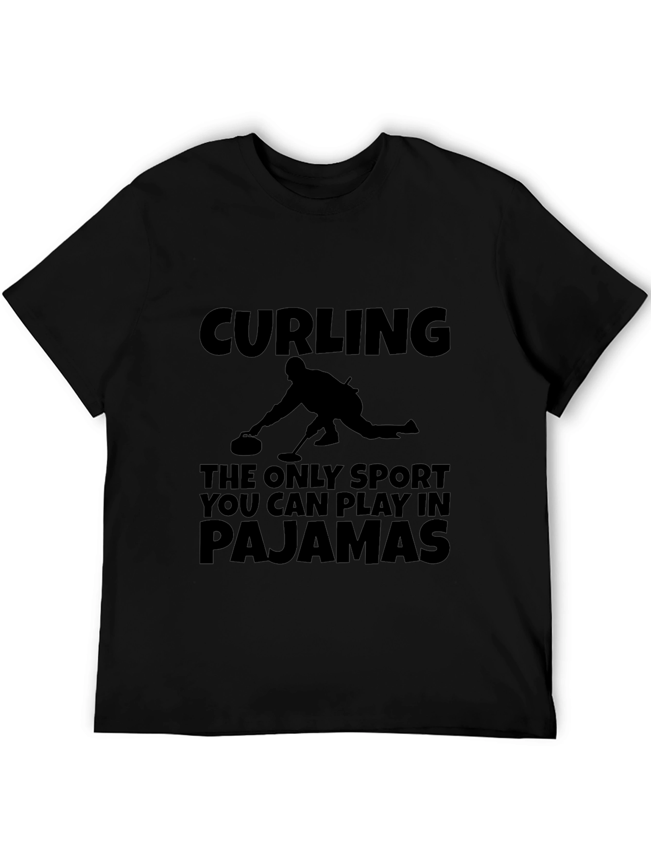 Curling Pajamas Graphic Tee