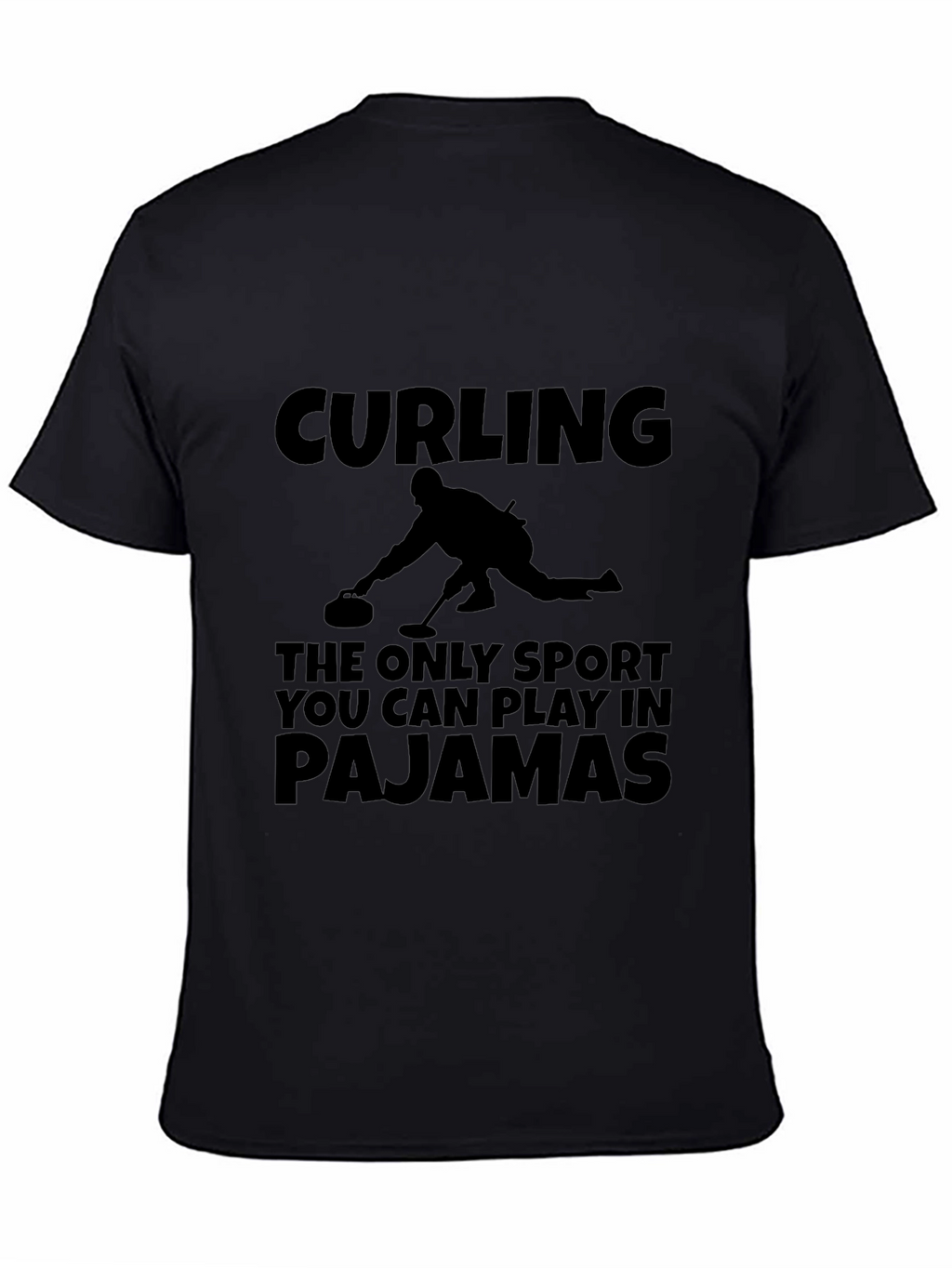 Curling Pajamas Graphic Tee