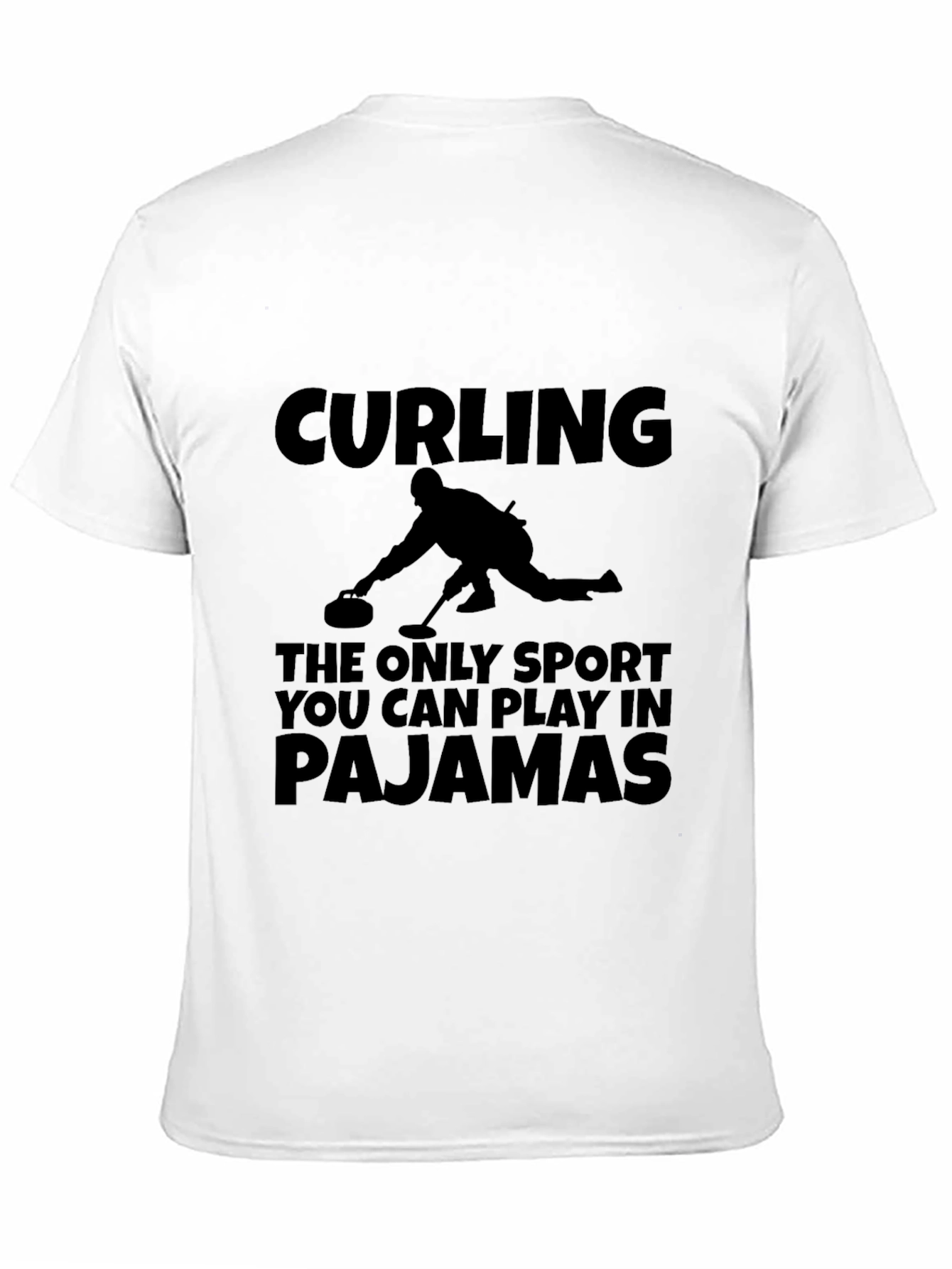 Curling Pajamas Graphic Tee