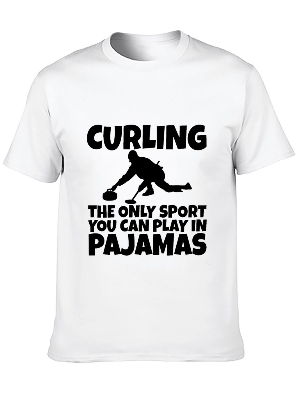 Curling Pajamas Graphic Tee
