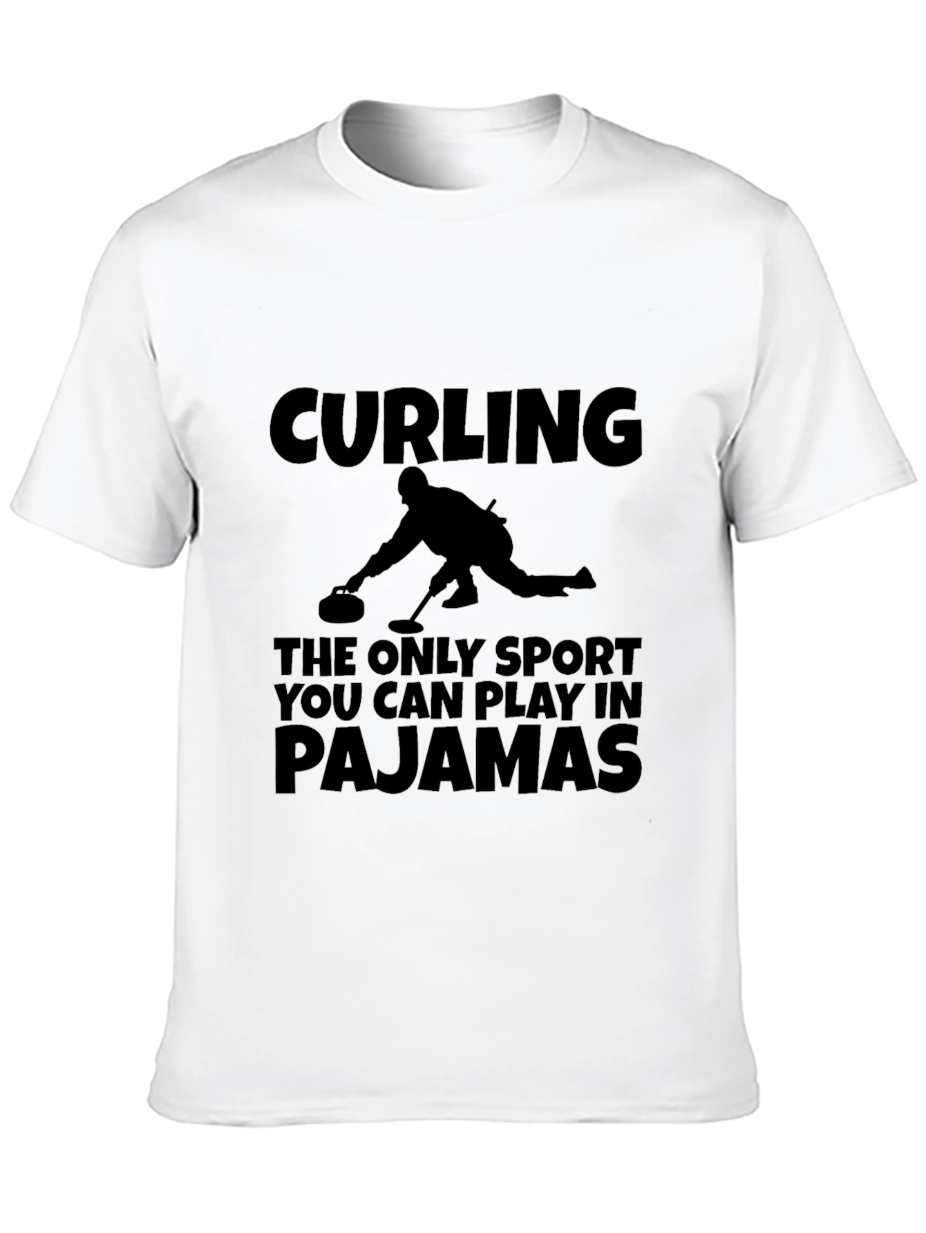 Curling Pajamas Graphic Tee