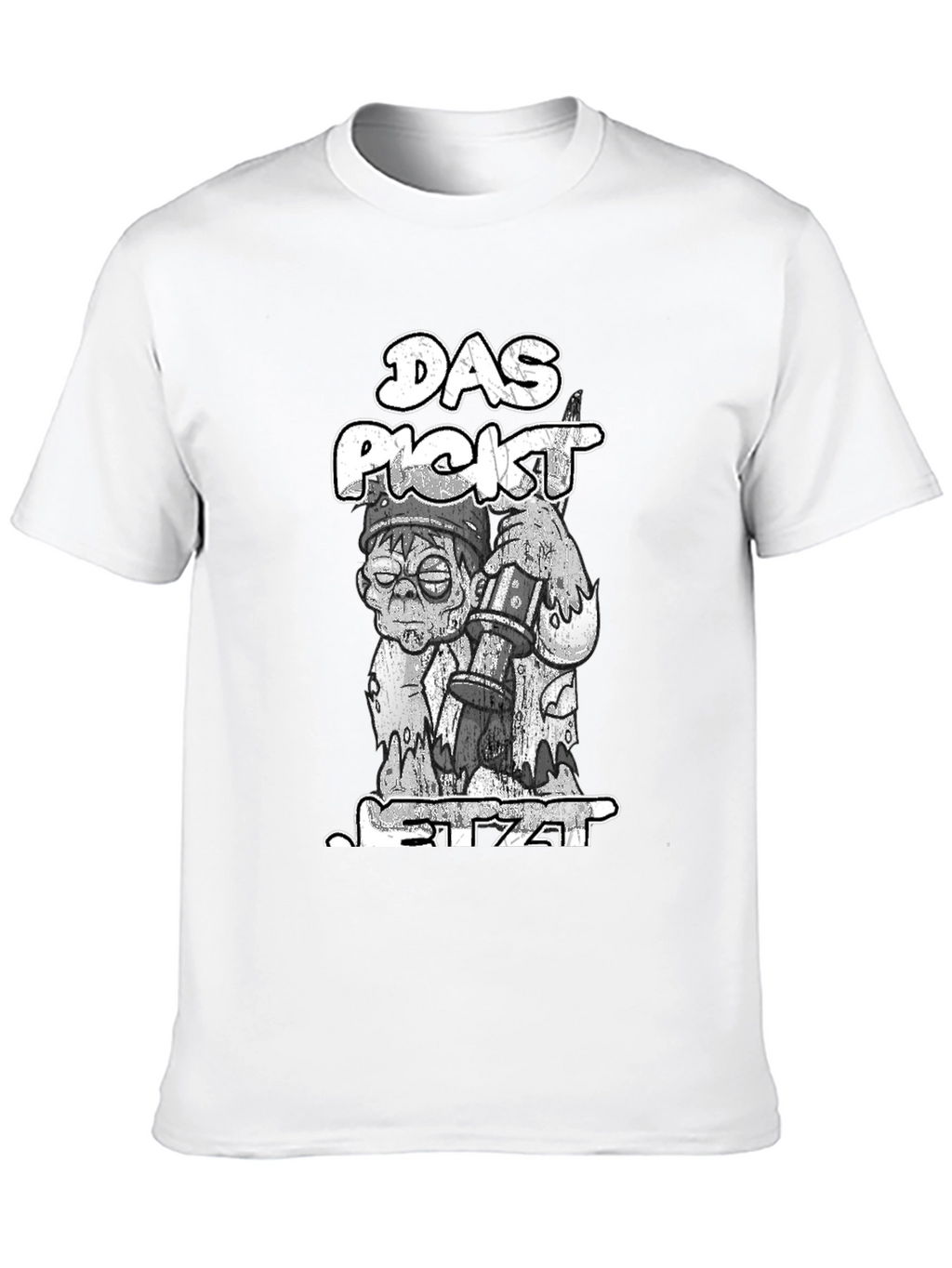 Das Pickt Jetzt T-Shirt: Zombie with Beer