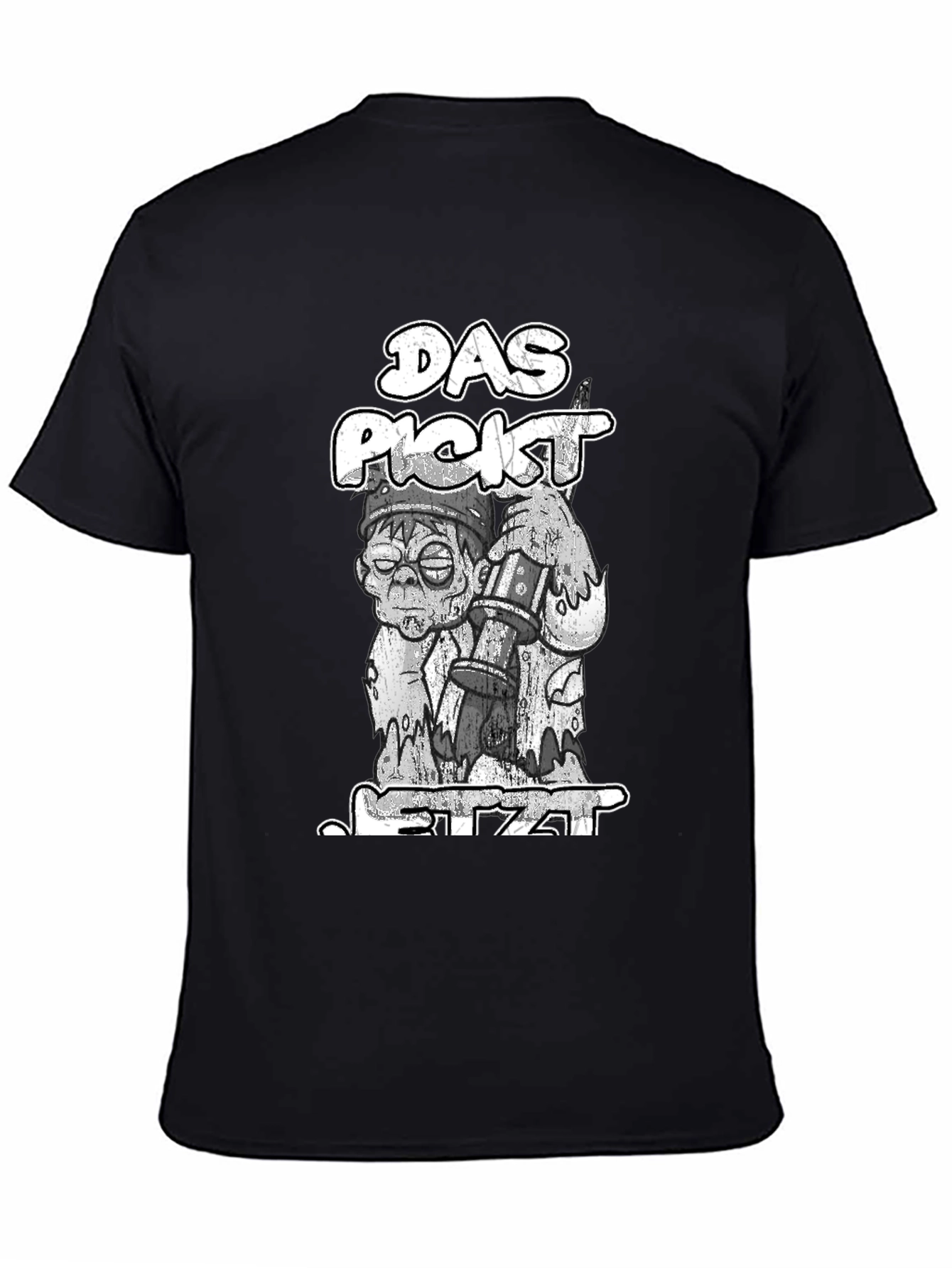 Das Pickt Jetzt T-Shirt: Zombie with Beer