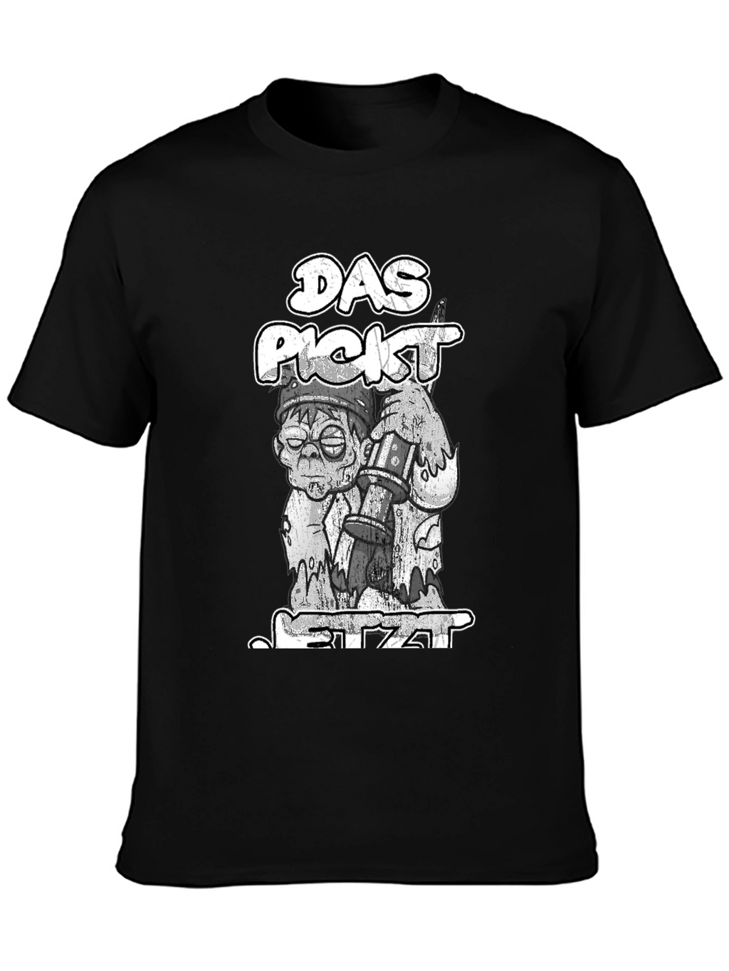 Das Pickt Jetzt T-Shirt: Zombie with Beer